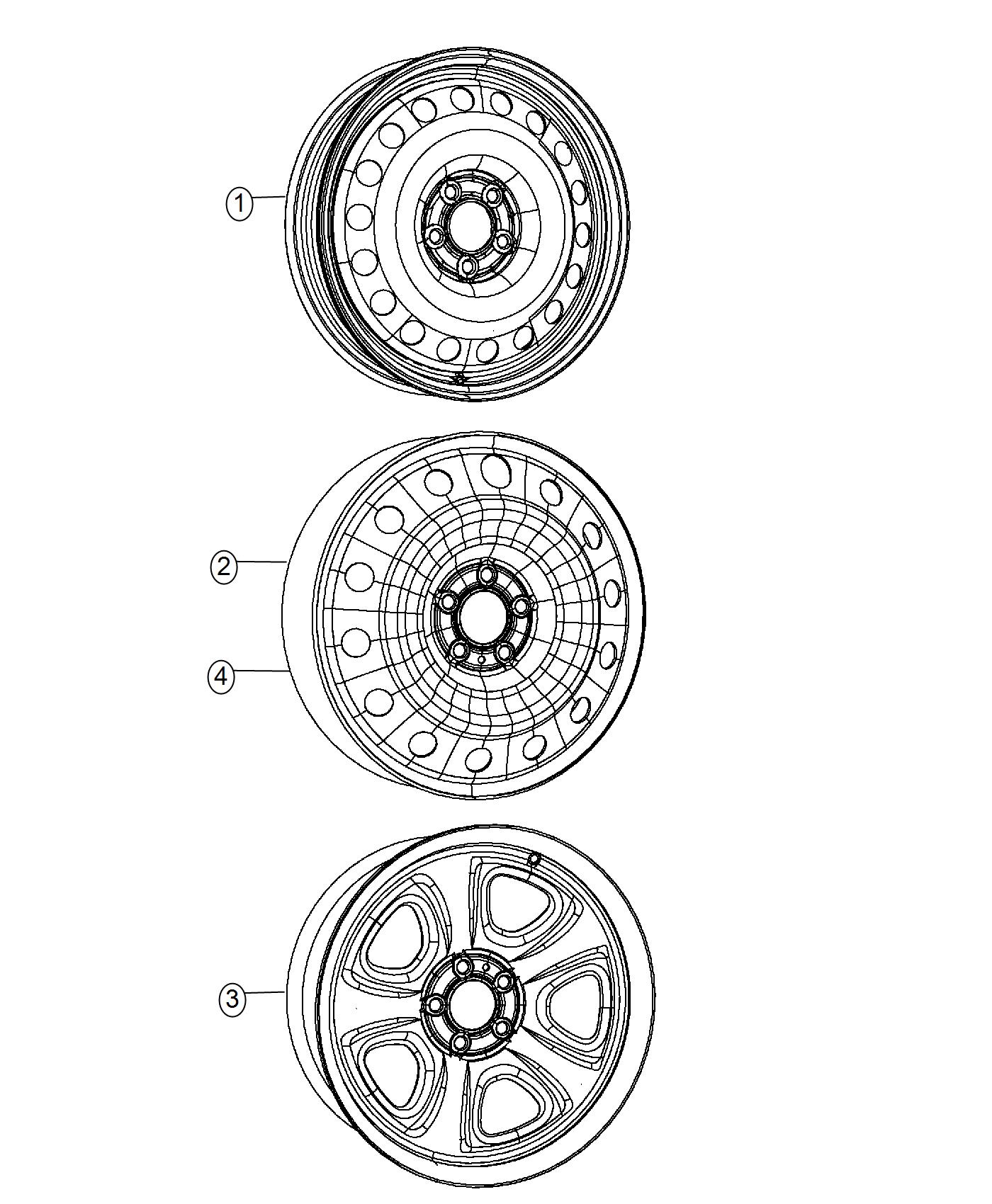 Diagram Spare Wheel Stowage. for your 2017 Dodge Charger 6.2L SuperCharged V8 SRT Hellcat Widebody Jailbreak 