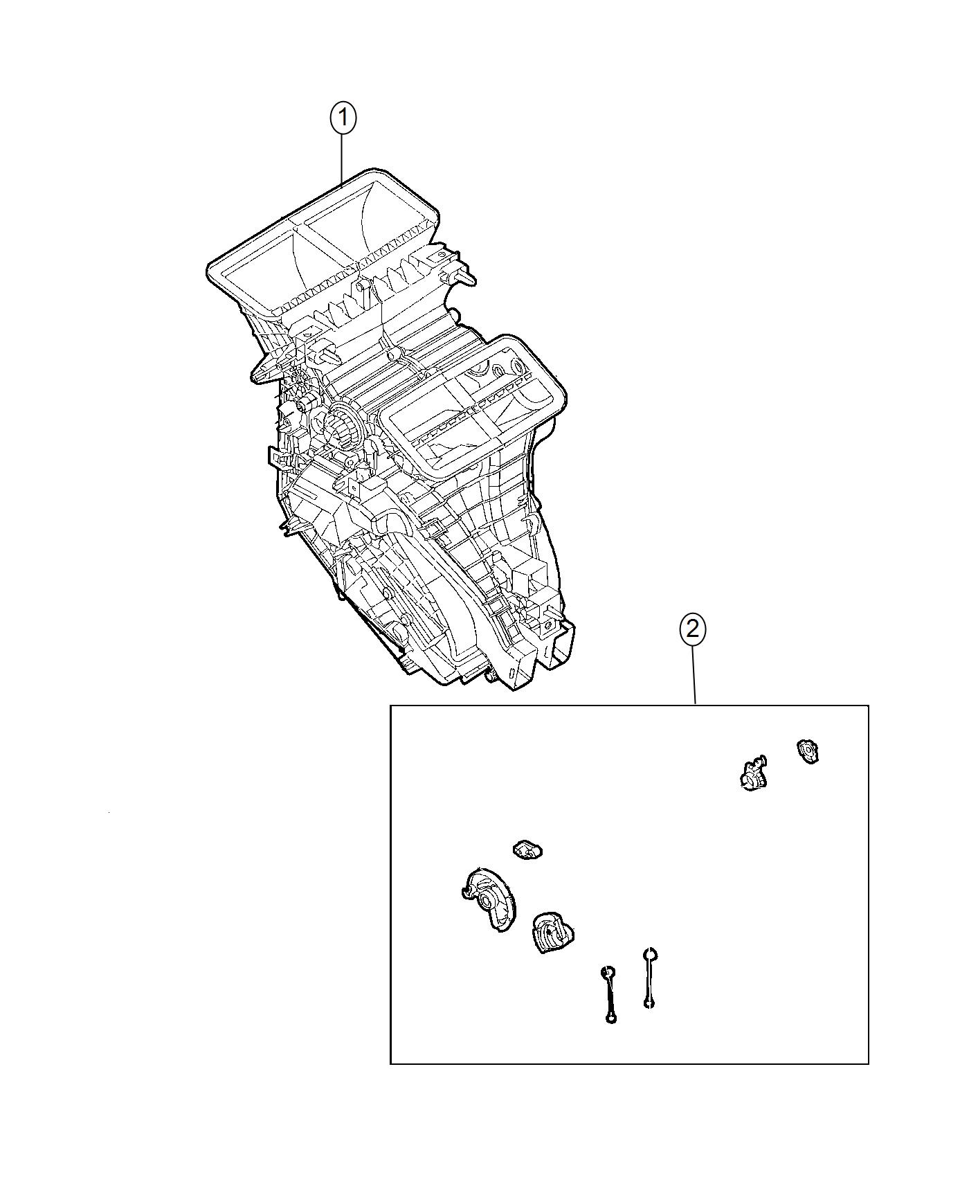 Diagram Distribution Housing And Lever. for your Chrysler 300  M