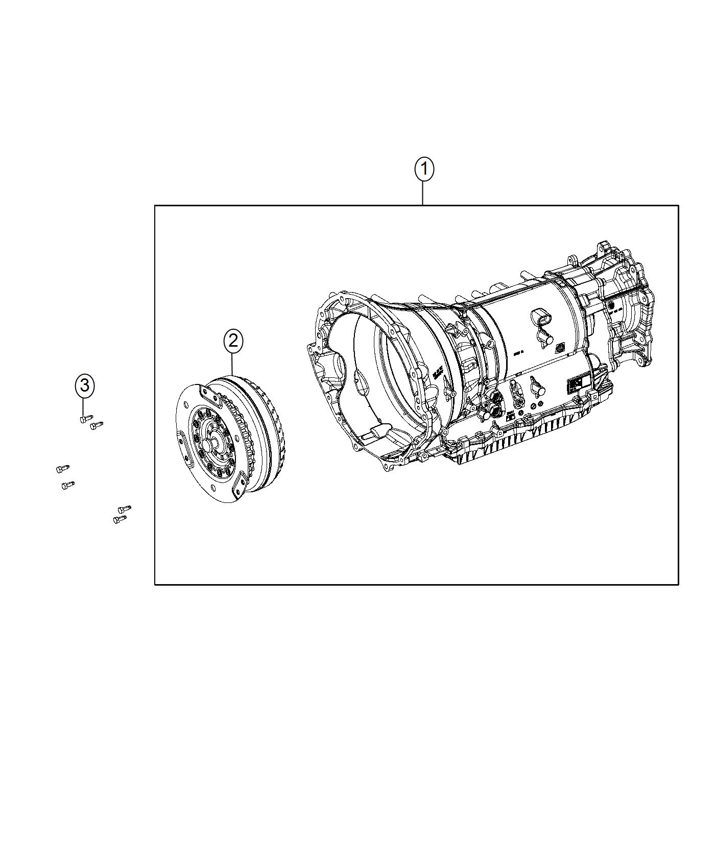 Diagram Transmission / Transaxle Assembly. for your Jeep