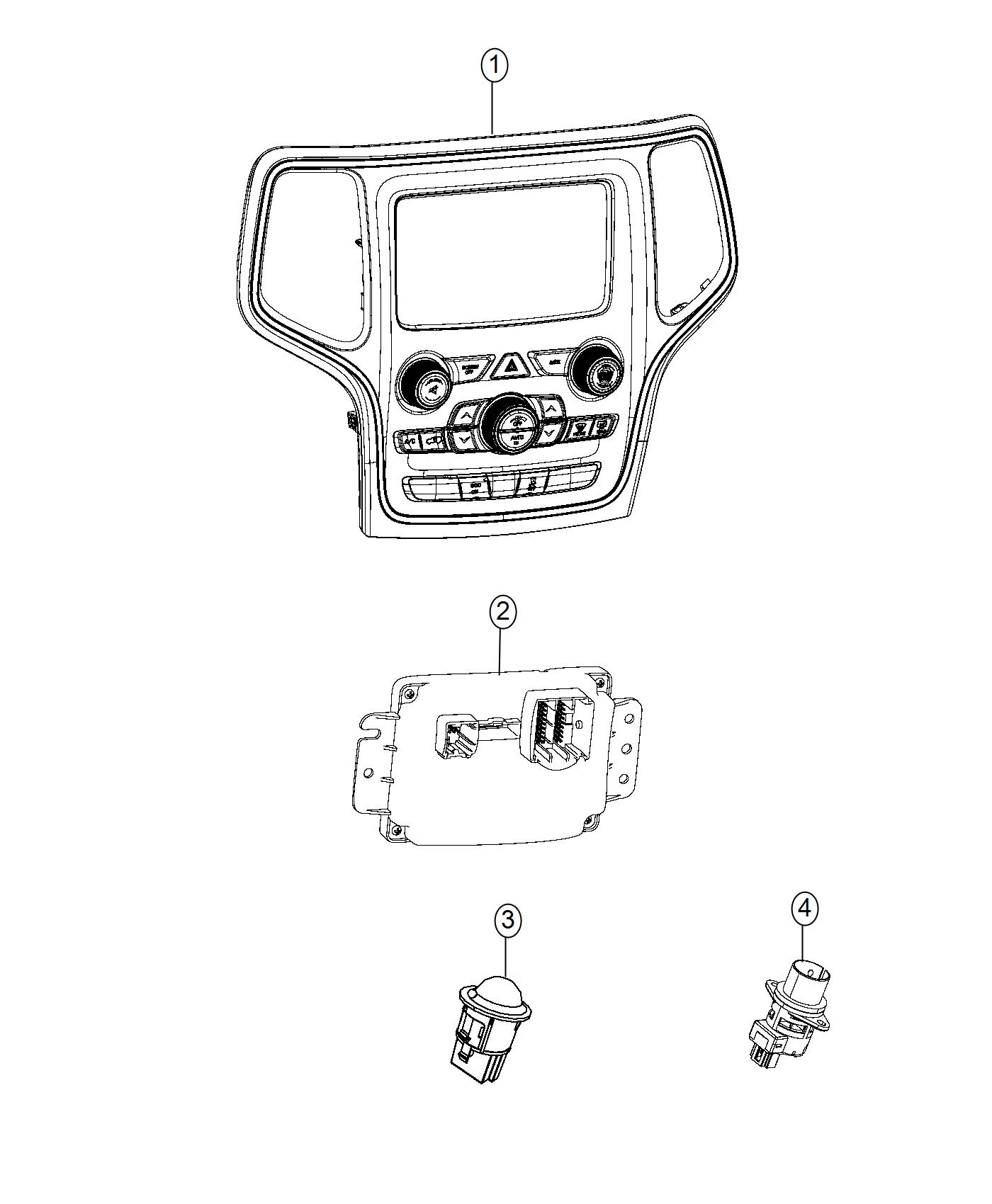 Diagram A/C and Heater Controls. for your Chrysler 300  M