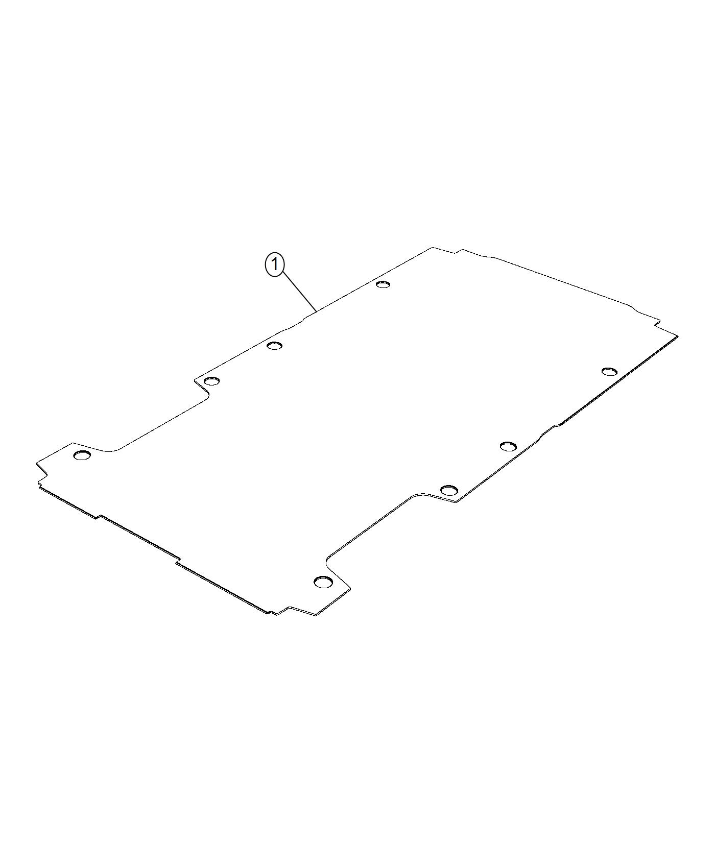 Diagram Floor Pan. for your Ram ProMaster  