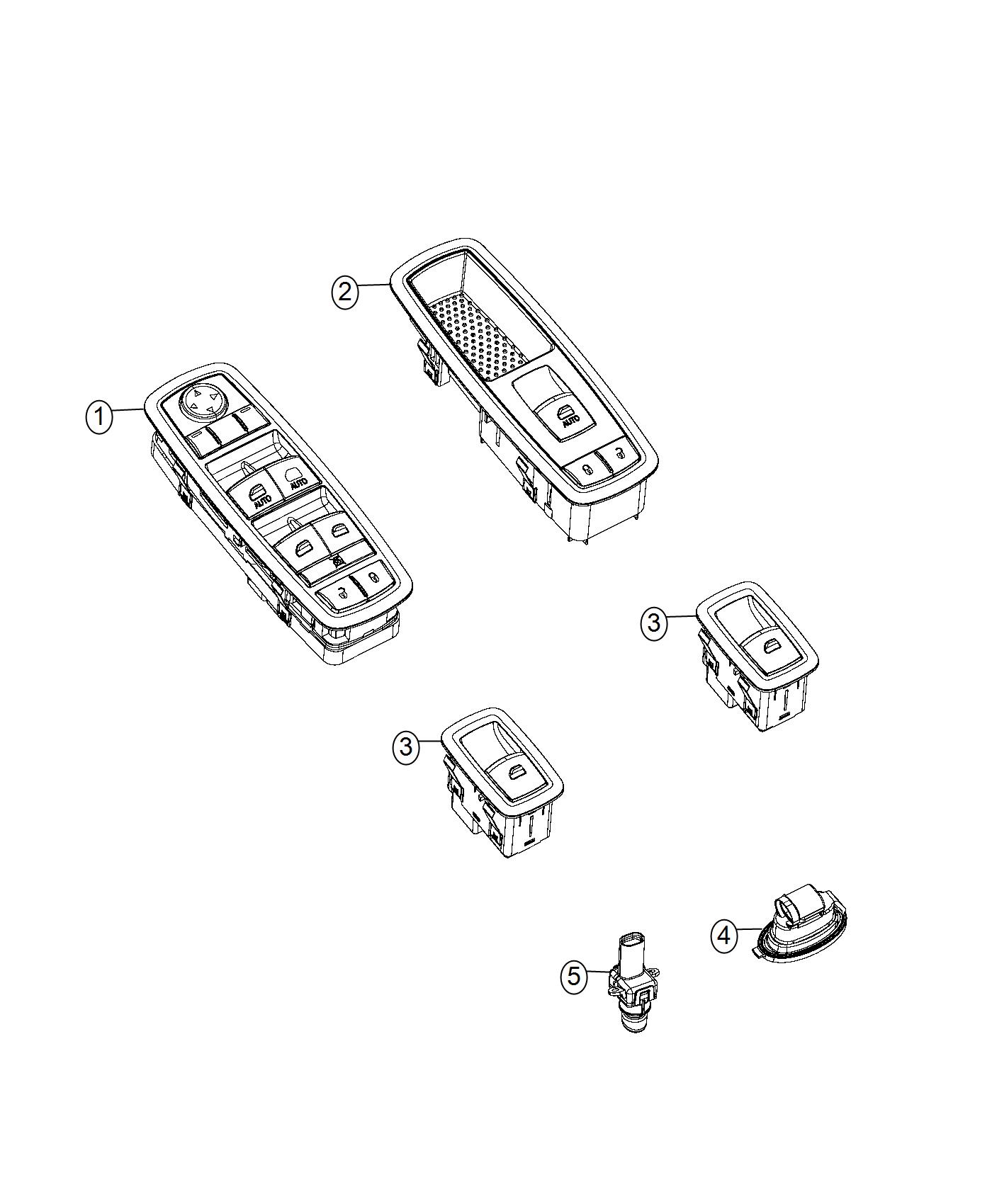 Diagram Switches, Doors and Decklid. for your Chrysler