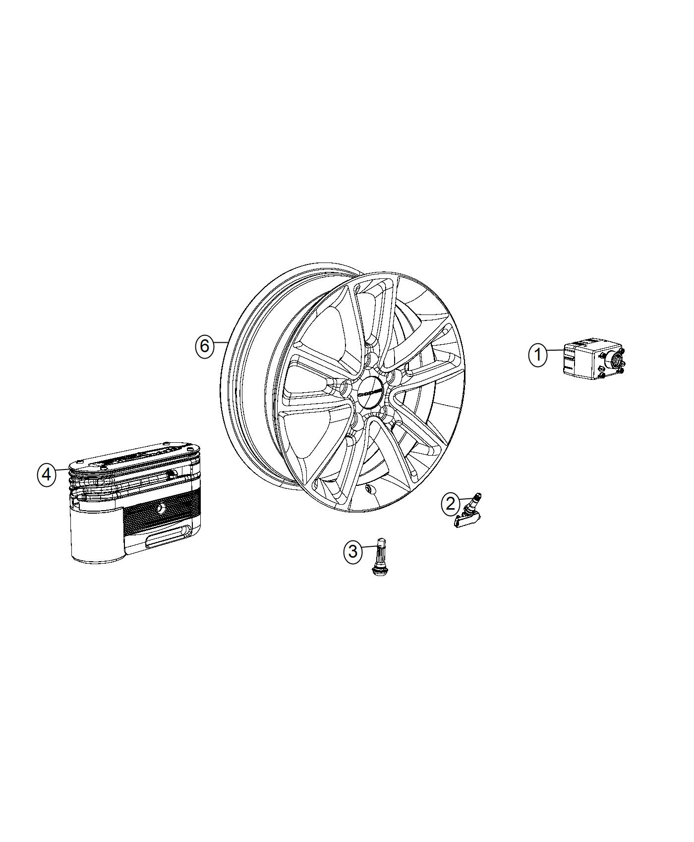 Diagram Module, Tire Sensor and Pressure. for your Chrysler 300  M