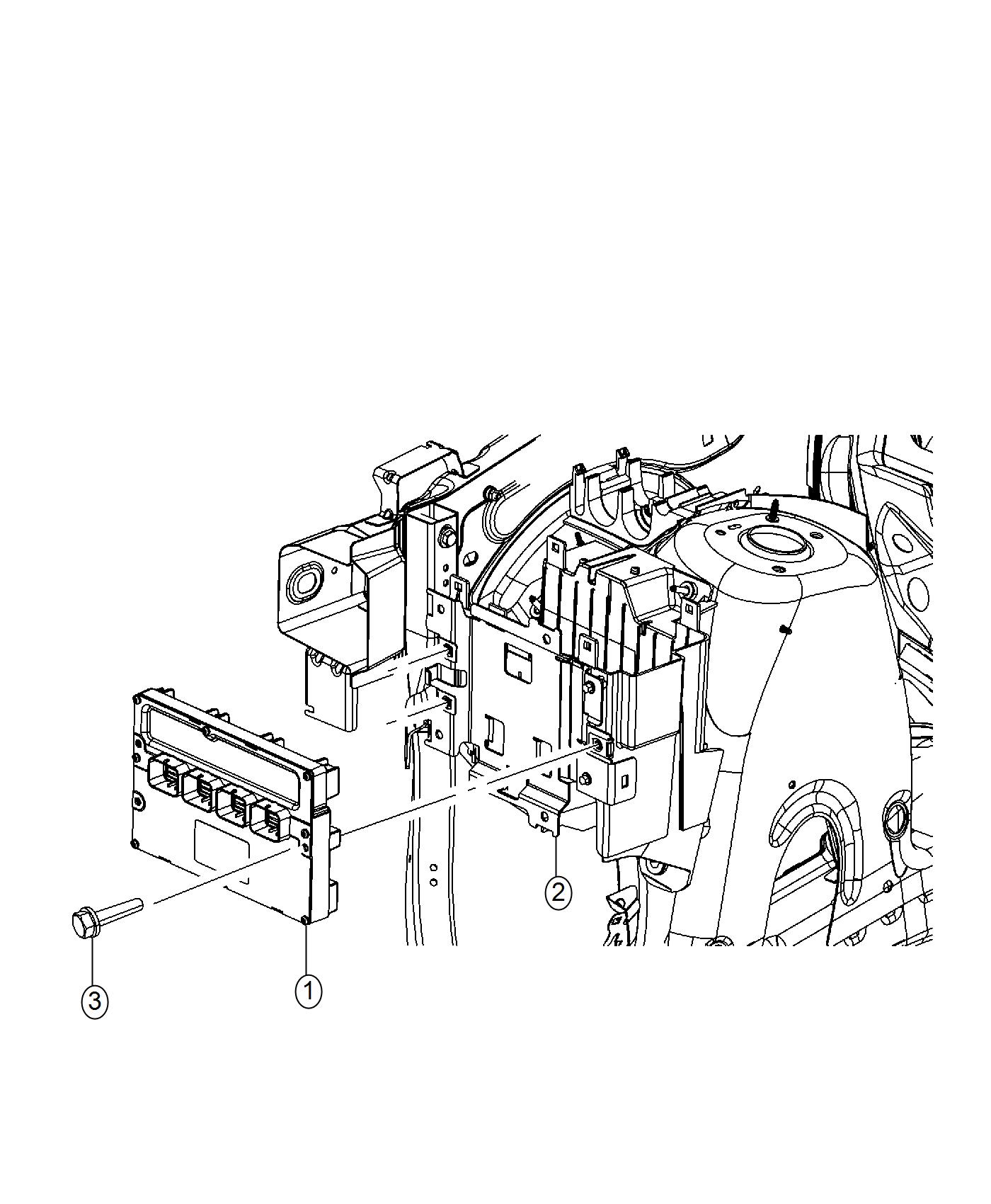 Modules Engine Compartment. Diagram