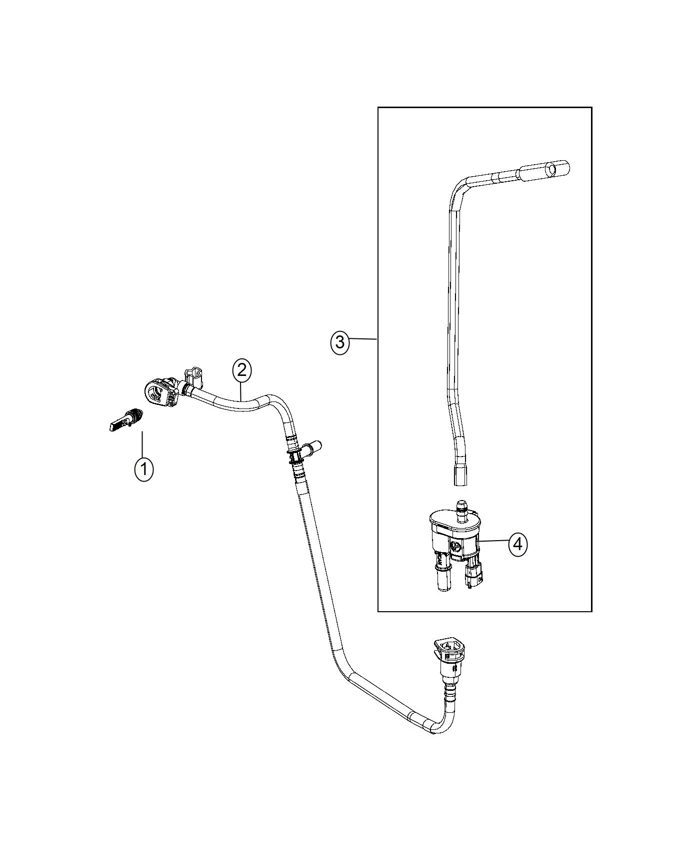 Diagram Emission Control Vacuum Harness. for your Jeep