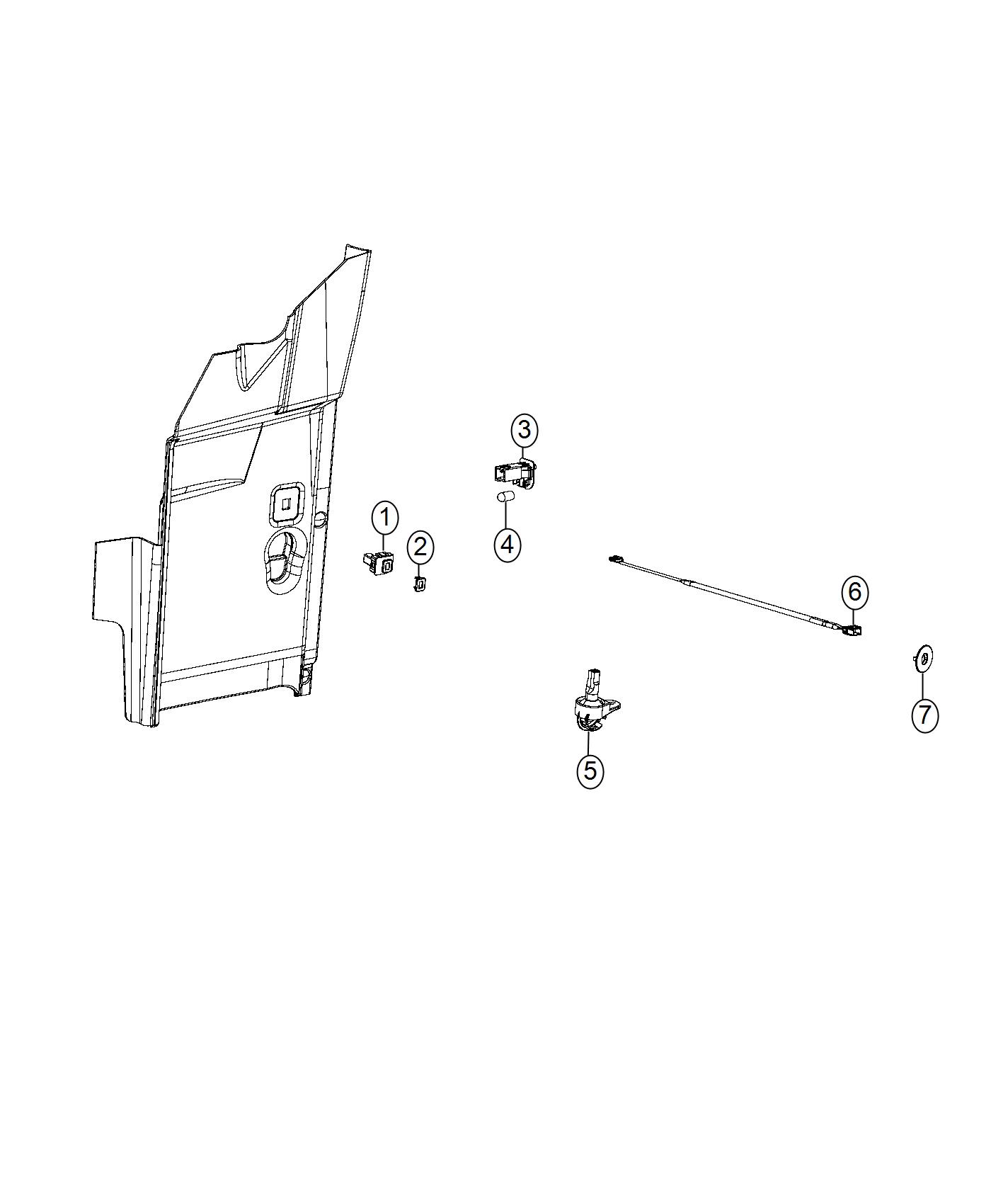 Diagram Lighting, Interior. for your 2017 Ram 3500   