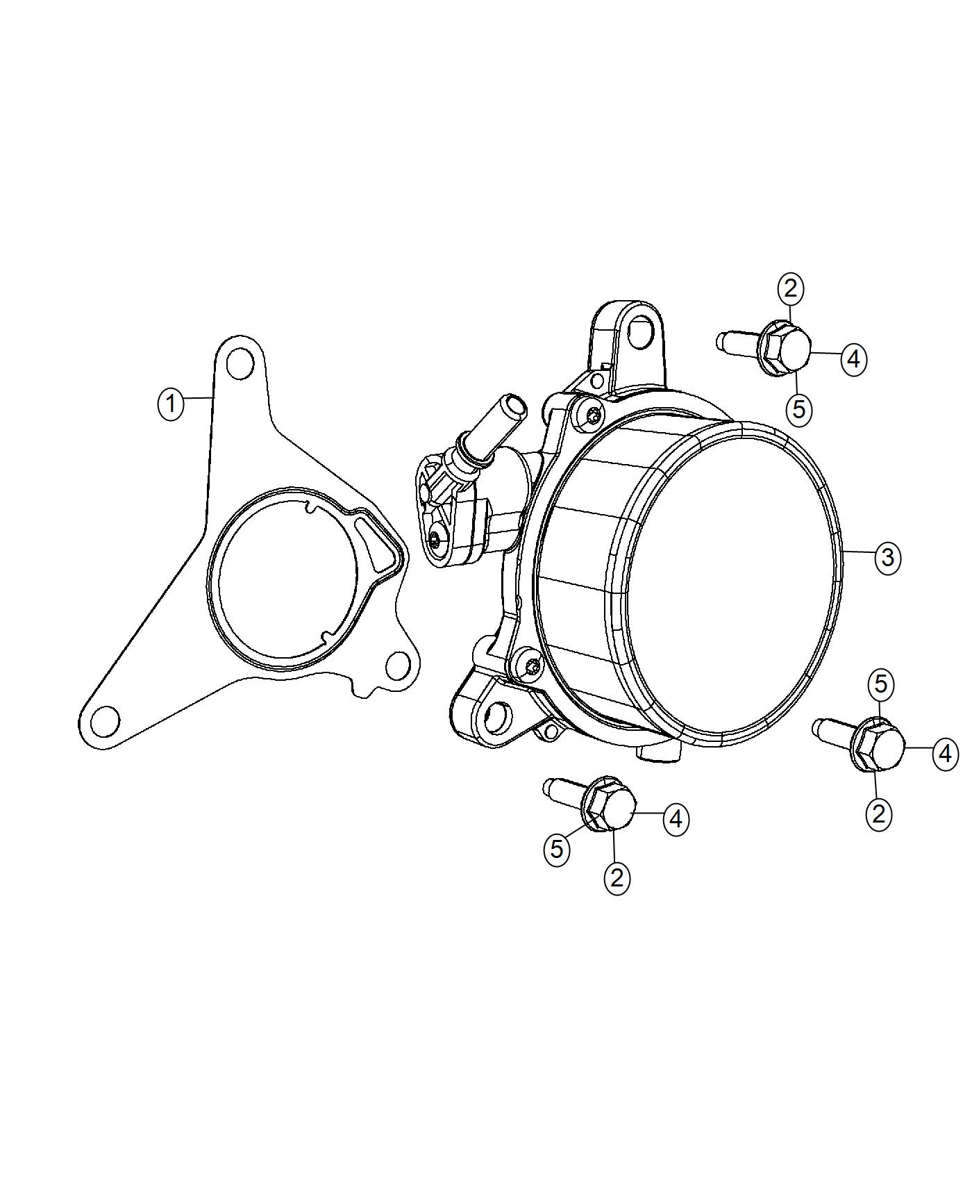 Diagram Vacuum Pump. for your 2017 Fiat 500X   