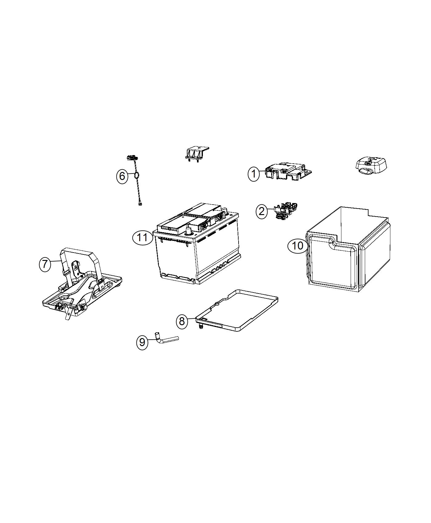 Diagram Unit, Battery, Battery Blanket and Branch Control. for your 2004 Chrysler 300  M 