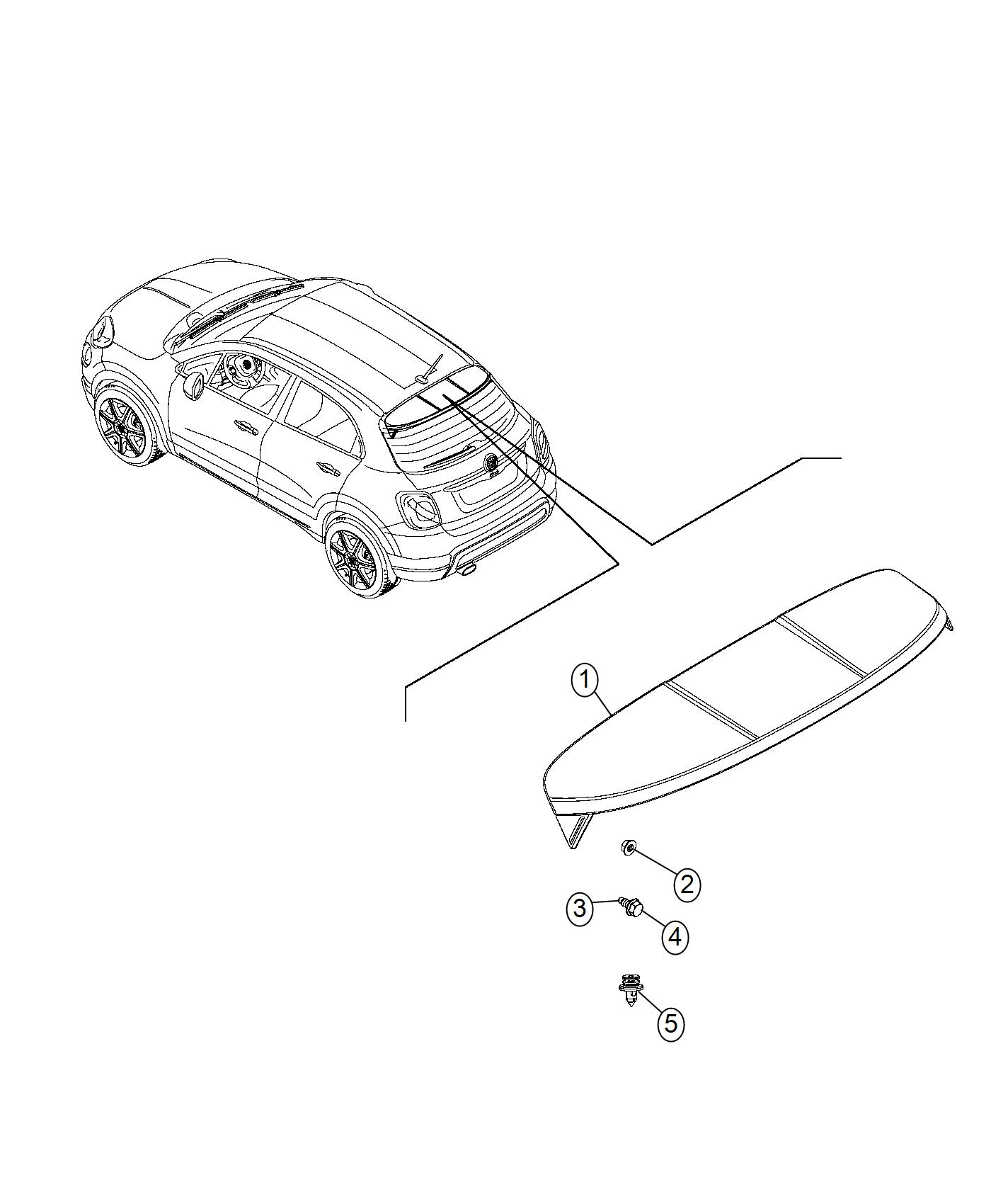 Diagram Spoilers. for your 2000 Chrysler 300  M 