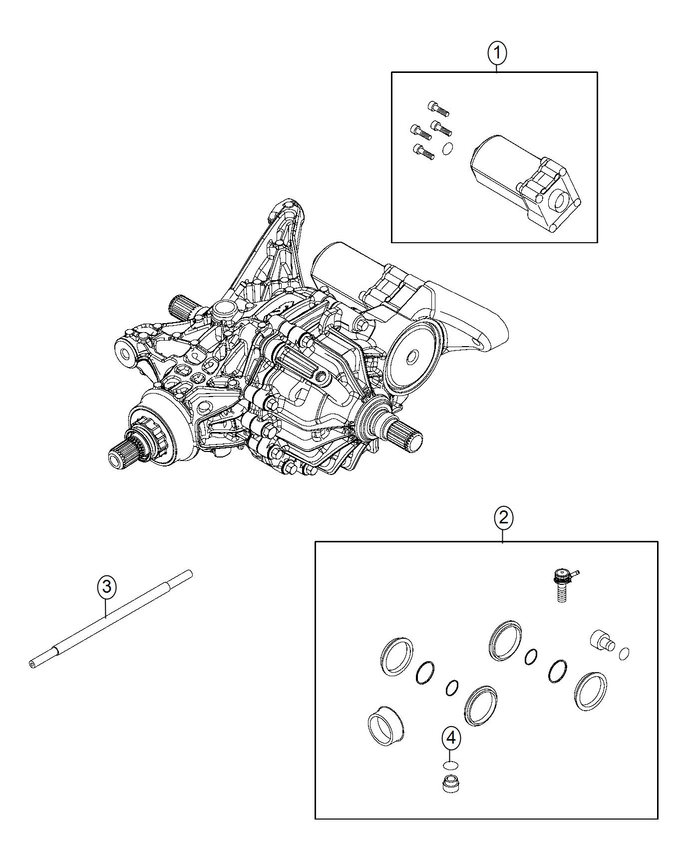 Diagram Housing and Differential with Internal Components. for your 2003 Chrysler 300  M 