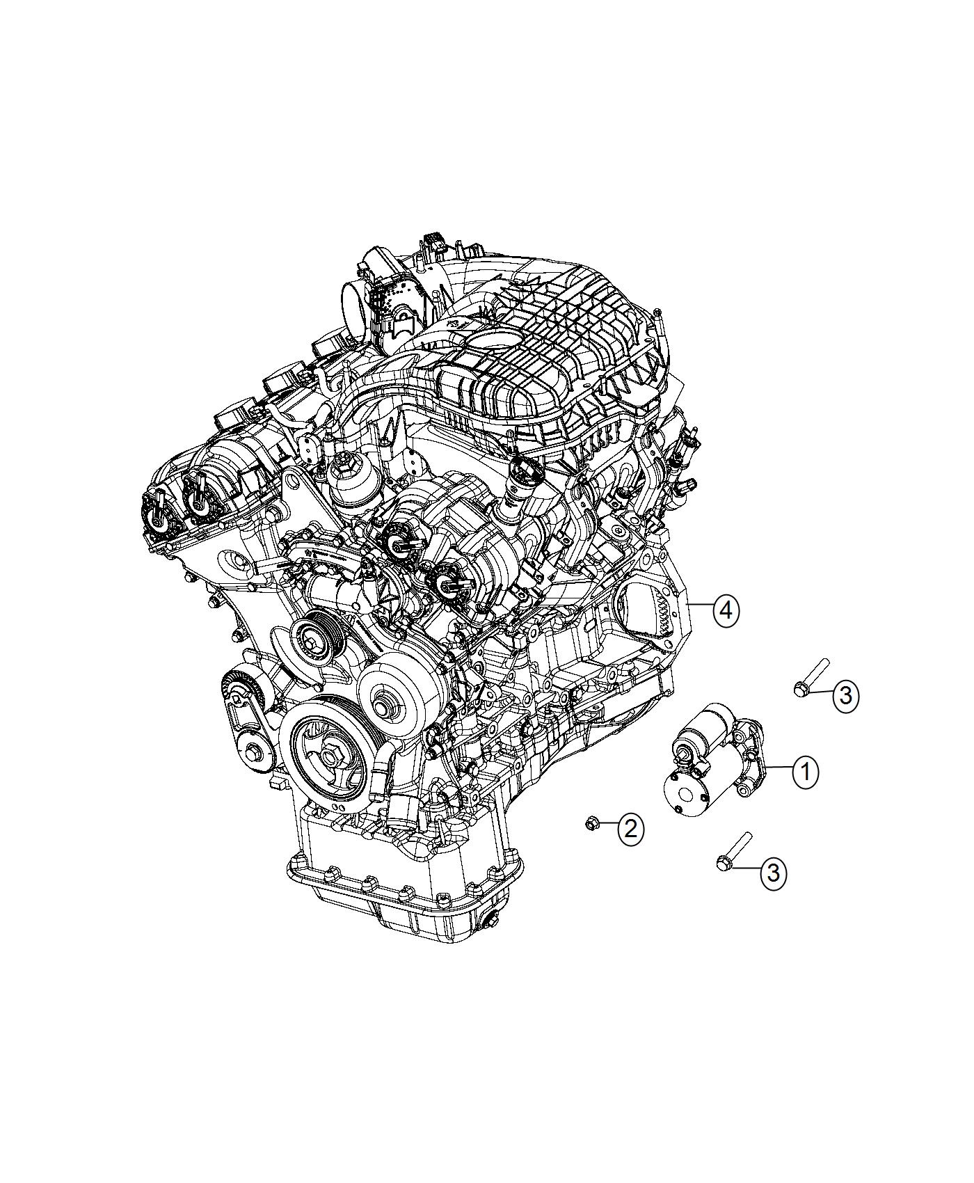 Diagram Parts, Starter and Related. for your 2002 Dodge Grand Caravan   