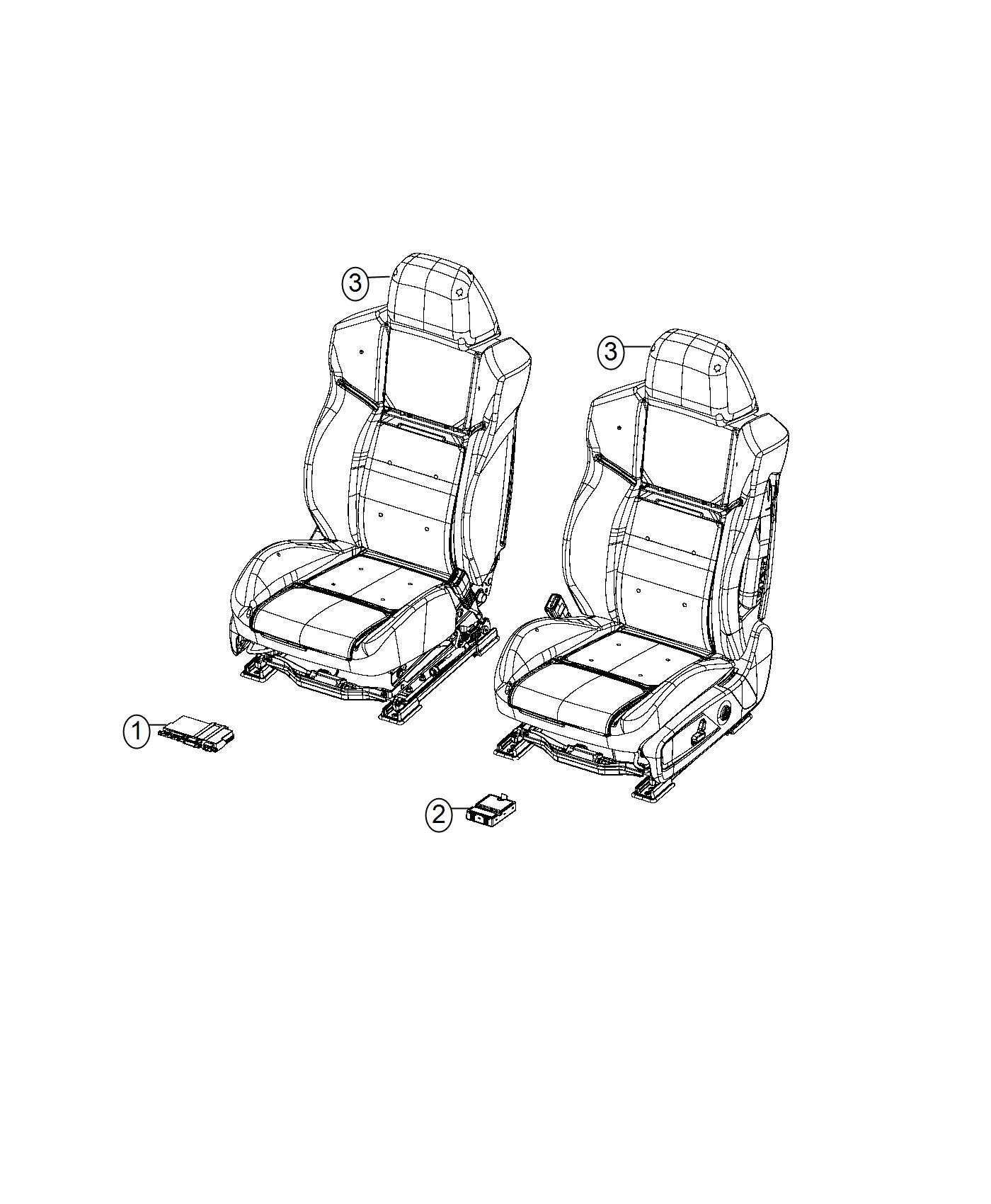 Diagram Module, Memory Seat, Heated Seat and Mirror. for your 2003 Chrysler 300 M  