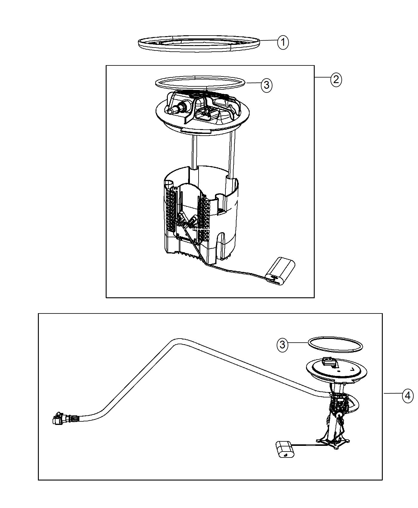 Diagram Fuel Pump Module. for your Jeep