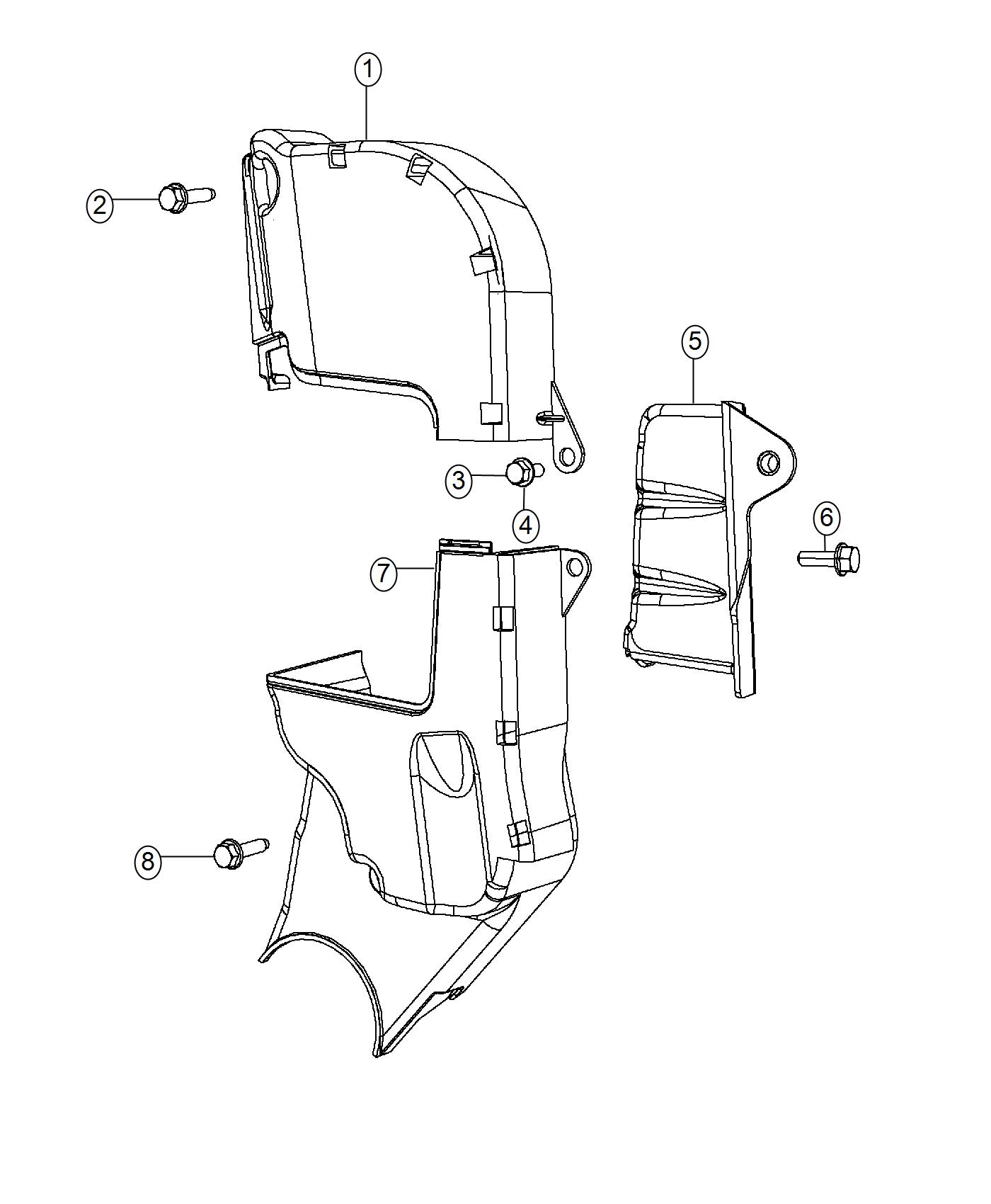 Diagram Timing Case Covers 1.4L Turbocharged [1.4L I4 MultiAir Turbo Engine]. for your 2000 Chrysler 300  M 