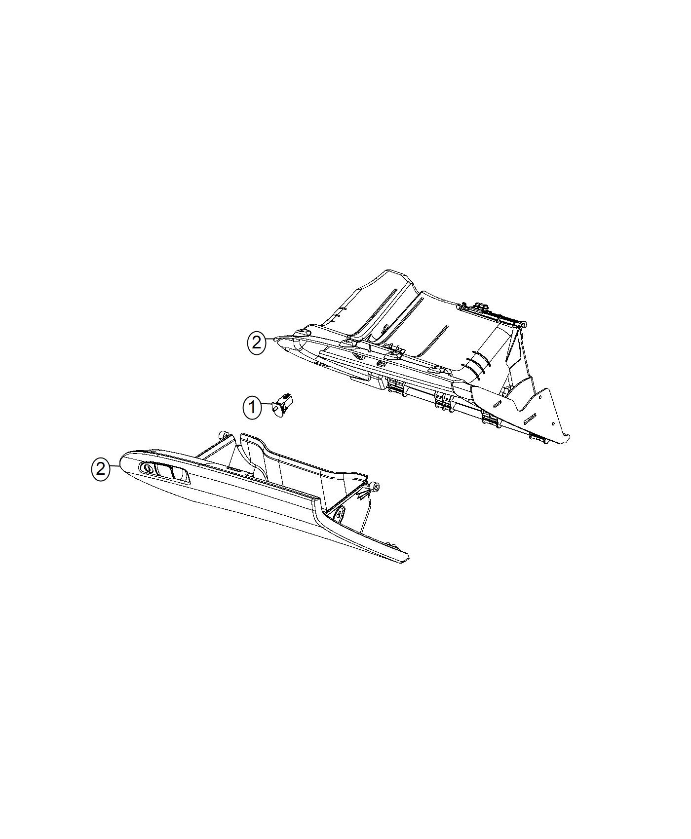 Diagram Lamp, Glove Box. for your Chrysler