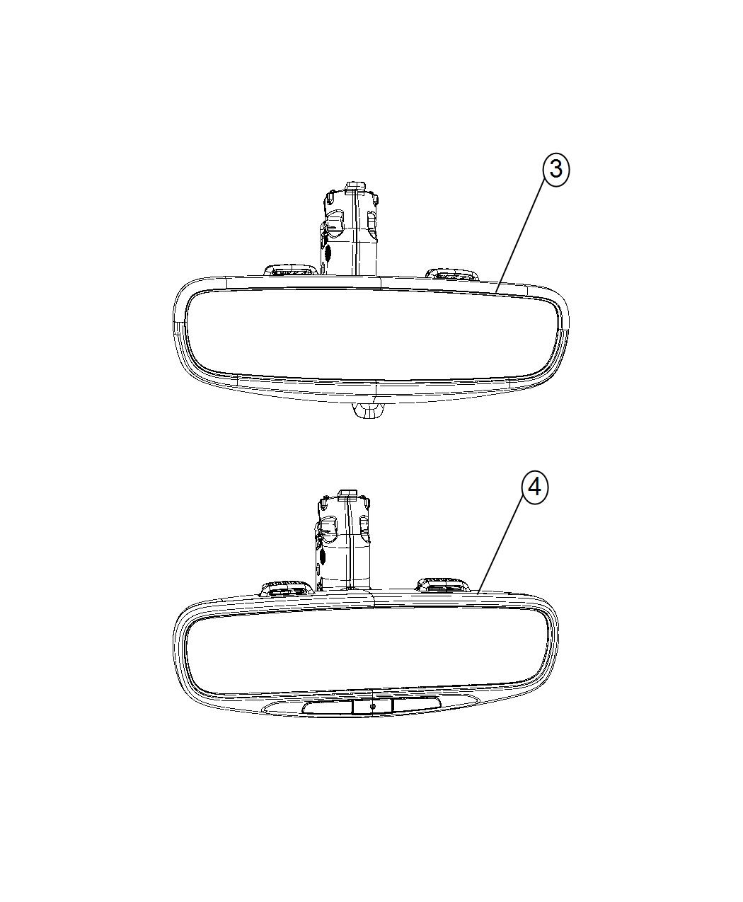 Diagram Mirror. for your 2000 Chrysler 300  M 