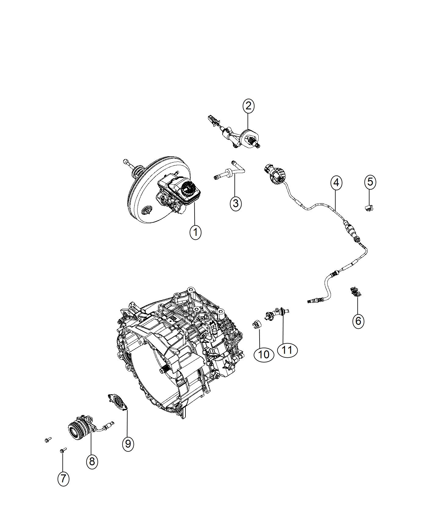 Controls, Hydraulic Clutch. Diagram