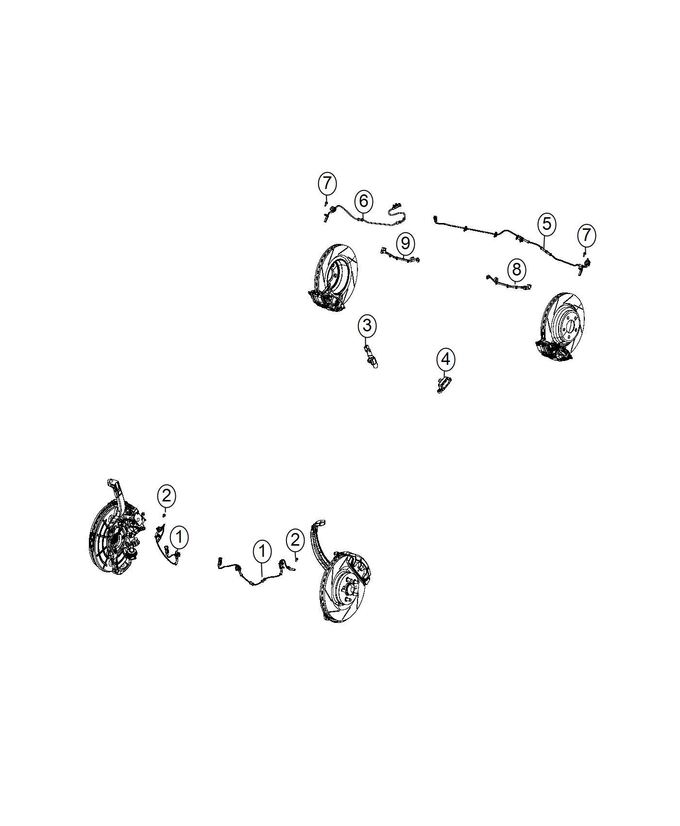 Diagram Sensors, Anti-Lock Brake. for your Dodge