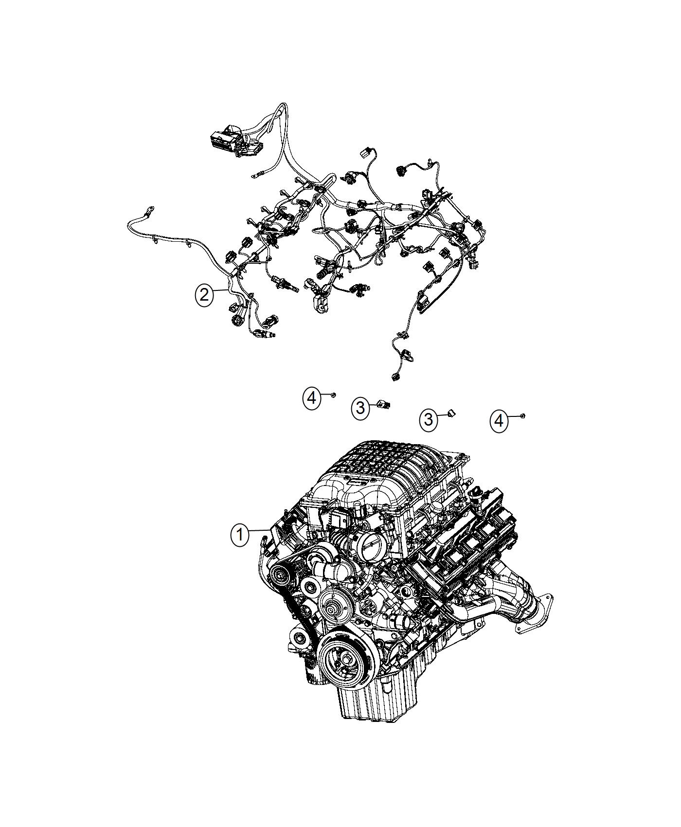 Diagram Wiring, Engine. for your Dodge Charger  