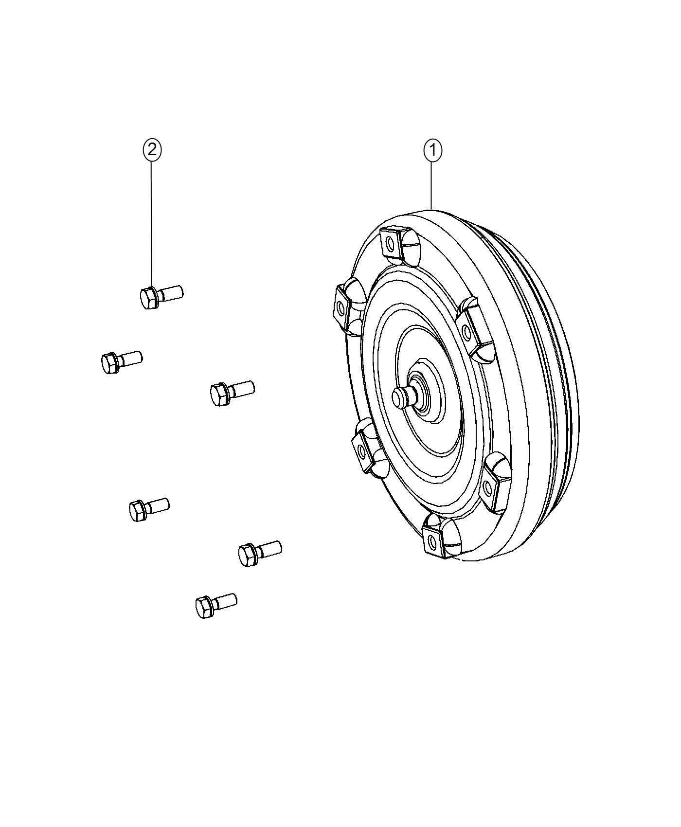 Diagram Torque Converter. for your 2000 Chrysler 300  M 