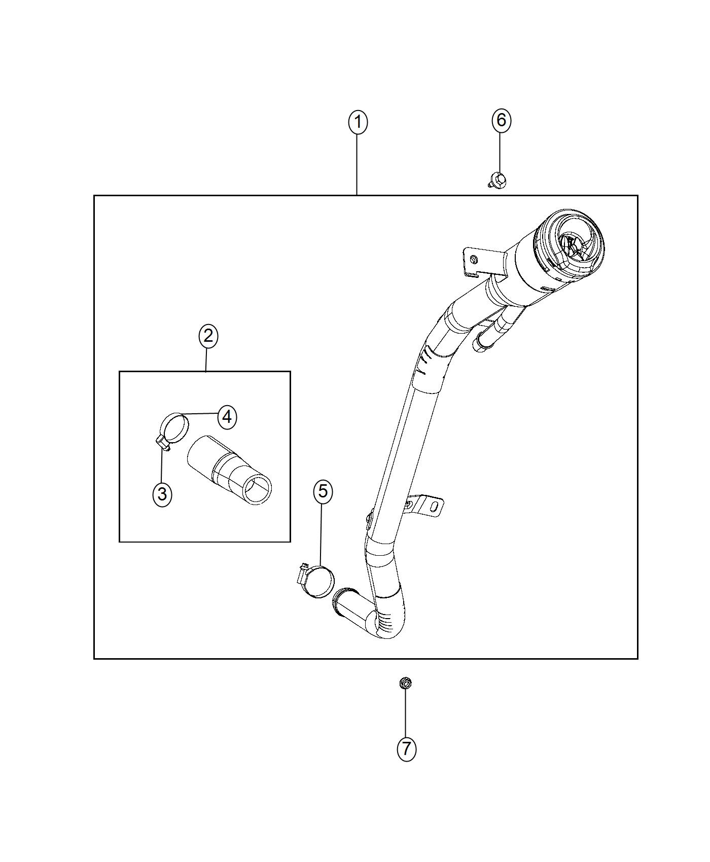 Fuel Tank Filler Tube. Diagram