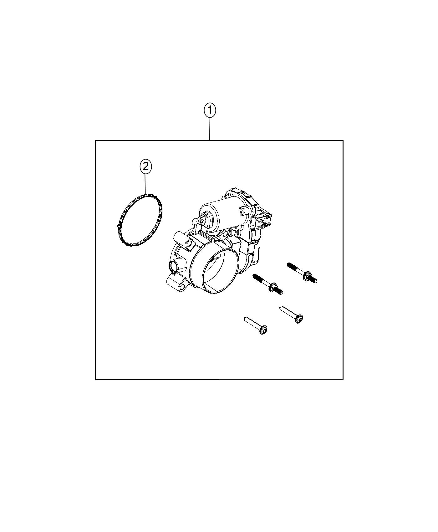 Diagram Throttle Body 1.4L [1.4L I4 MultiAir Turbo Engine w/ESS]. for your 2002 Chrysler 300  M 