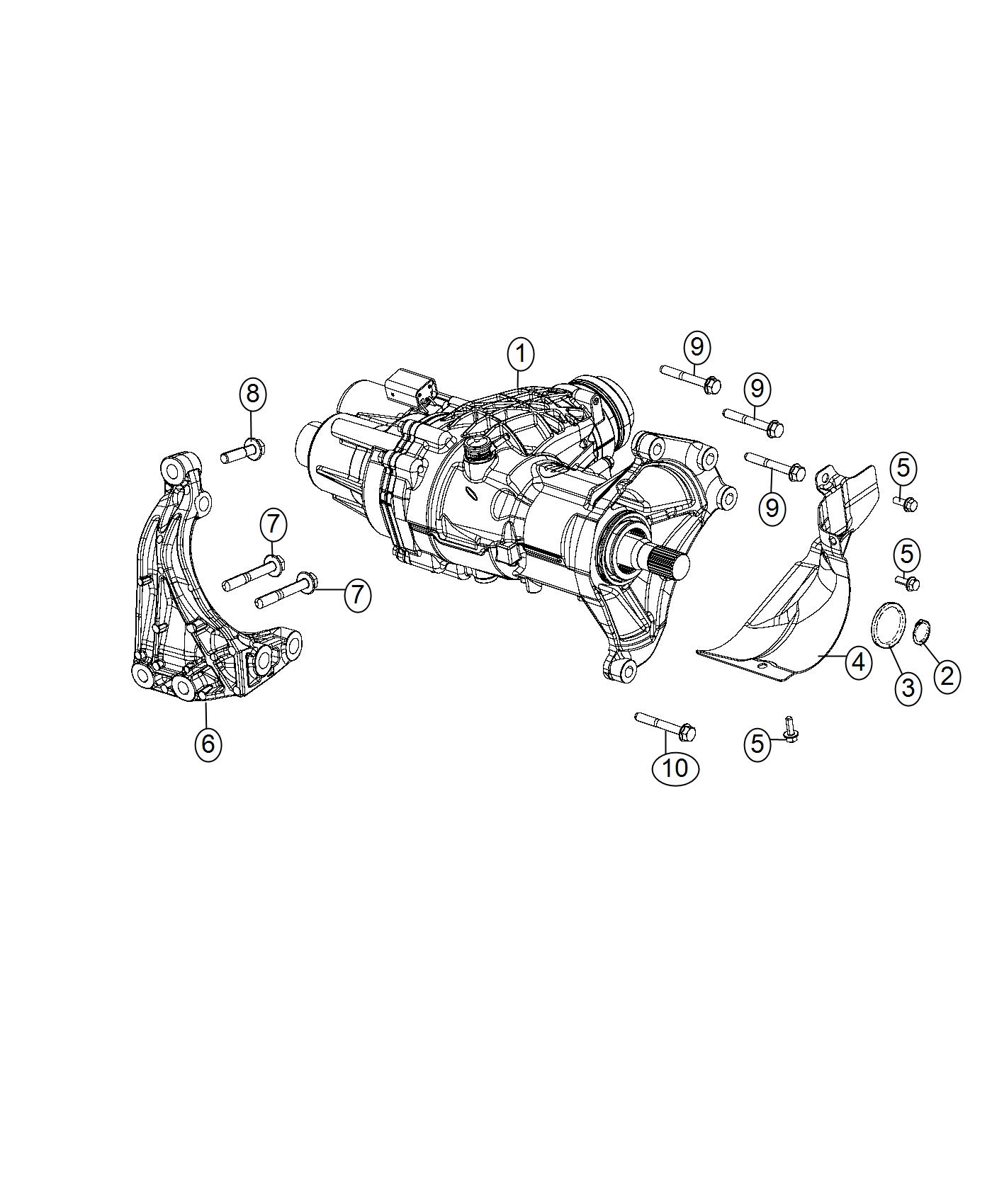 Diagram Assembly, Power Transfer Unit, [6-Speed C635 Manual Transmission], [2.0L I4 Turbo Diesel Engine w/ ESS]. for your Jeep Compass  