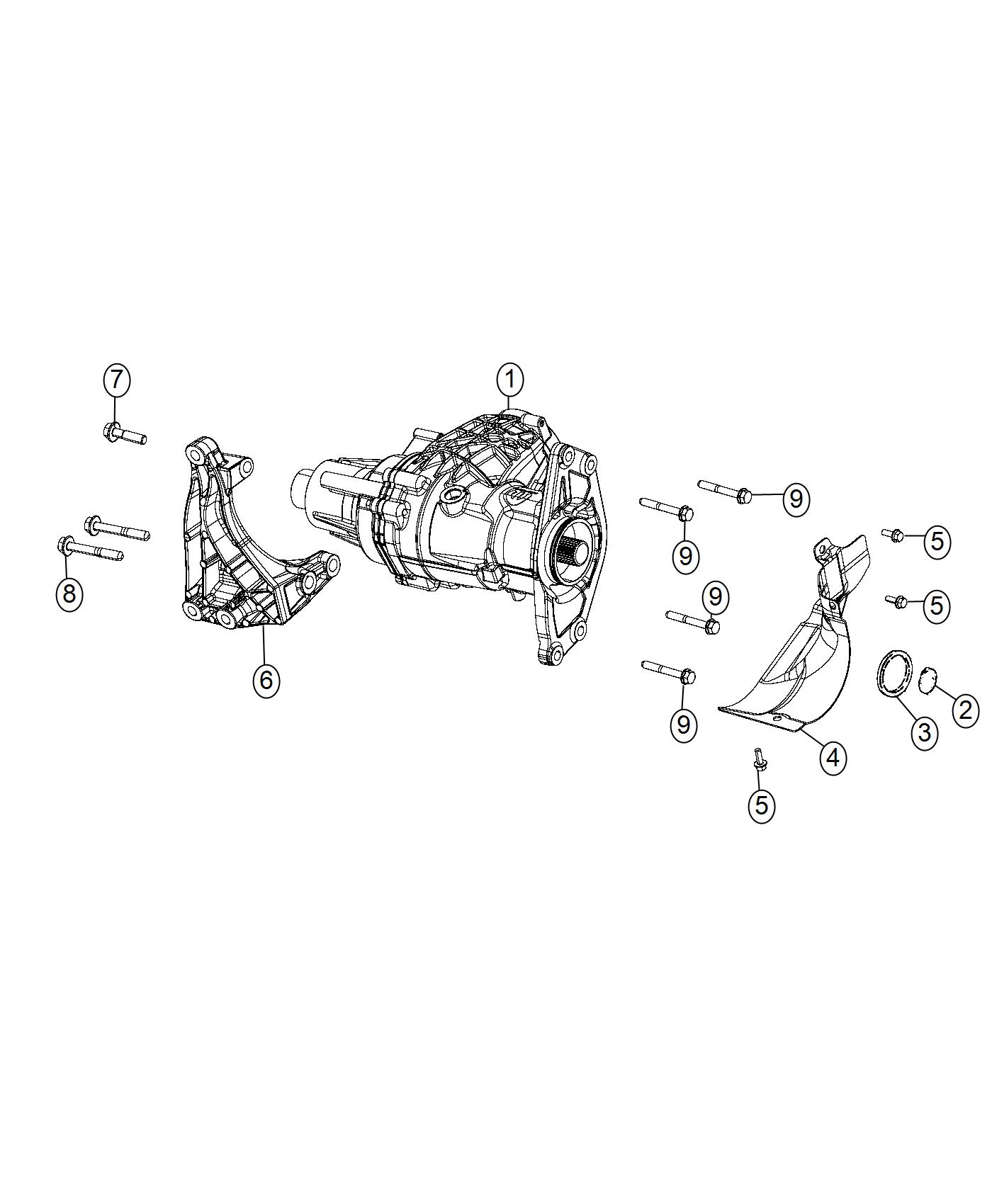 Diagram Assembly, Power Transfer Unit, [9-Spd 948TE FWD/AWD Auto Trans (Make], [2.0L I4 Turbo Diesel Engine w/ ESS]. for your 2023 Jeep Compass   