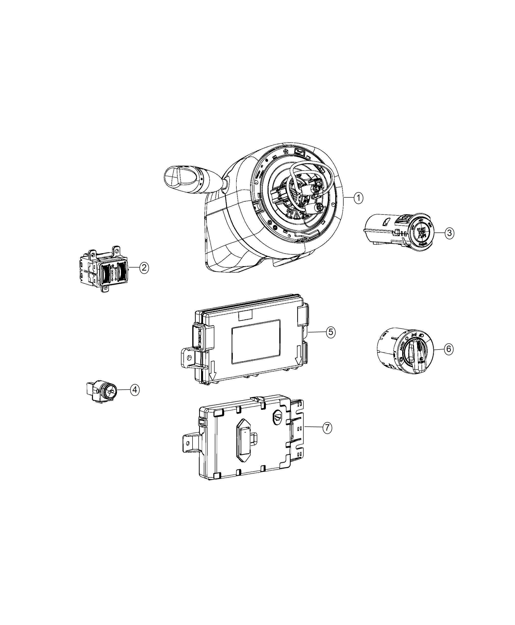 Diagram Module, Instrument Panel Switches and Headlamp. for your Dodge Avenger  