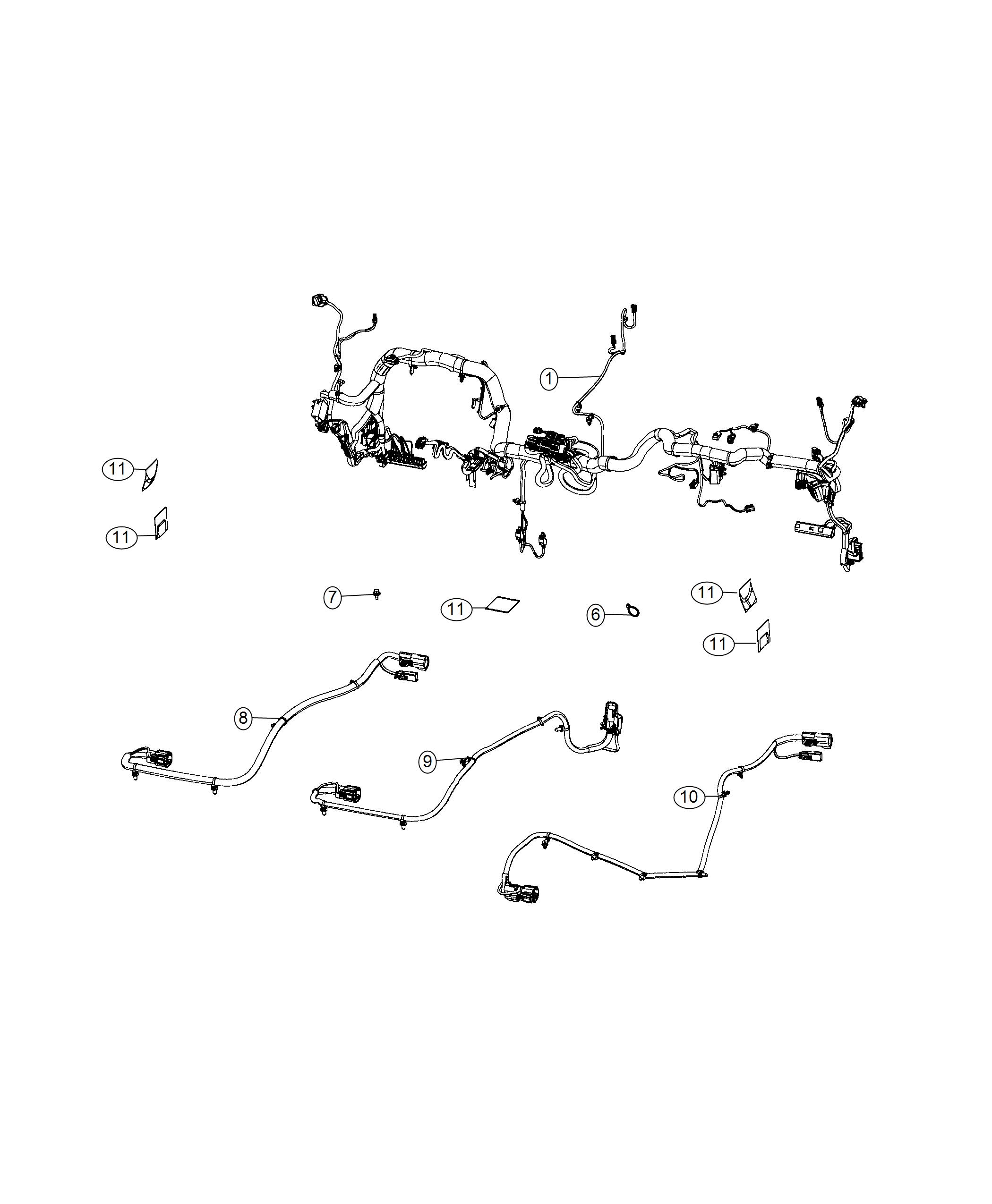 Diagram Wiring, Instrument Panel. for your Dodge Challenger  