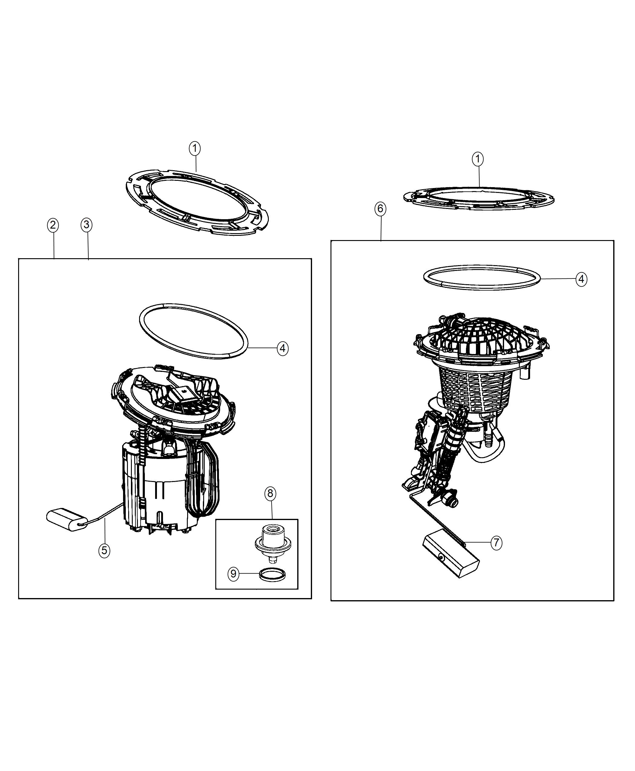 Diagram Fuel Pump Module. for your Dodge