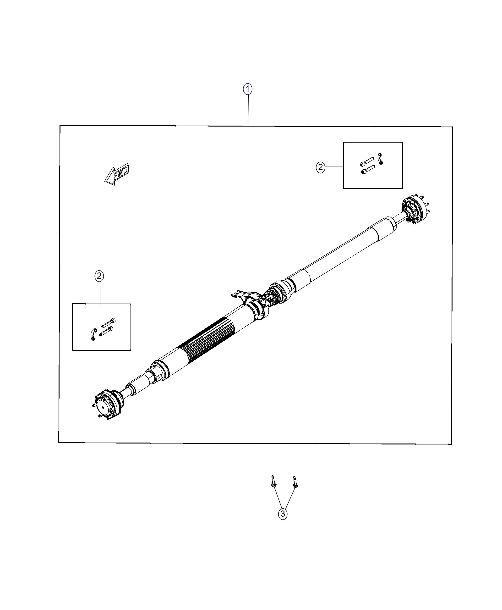 Diagram Shaft, Drive. for your 2004 Chrysler 300  M 