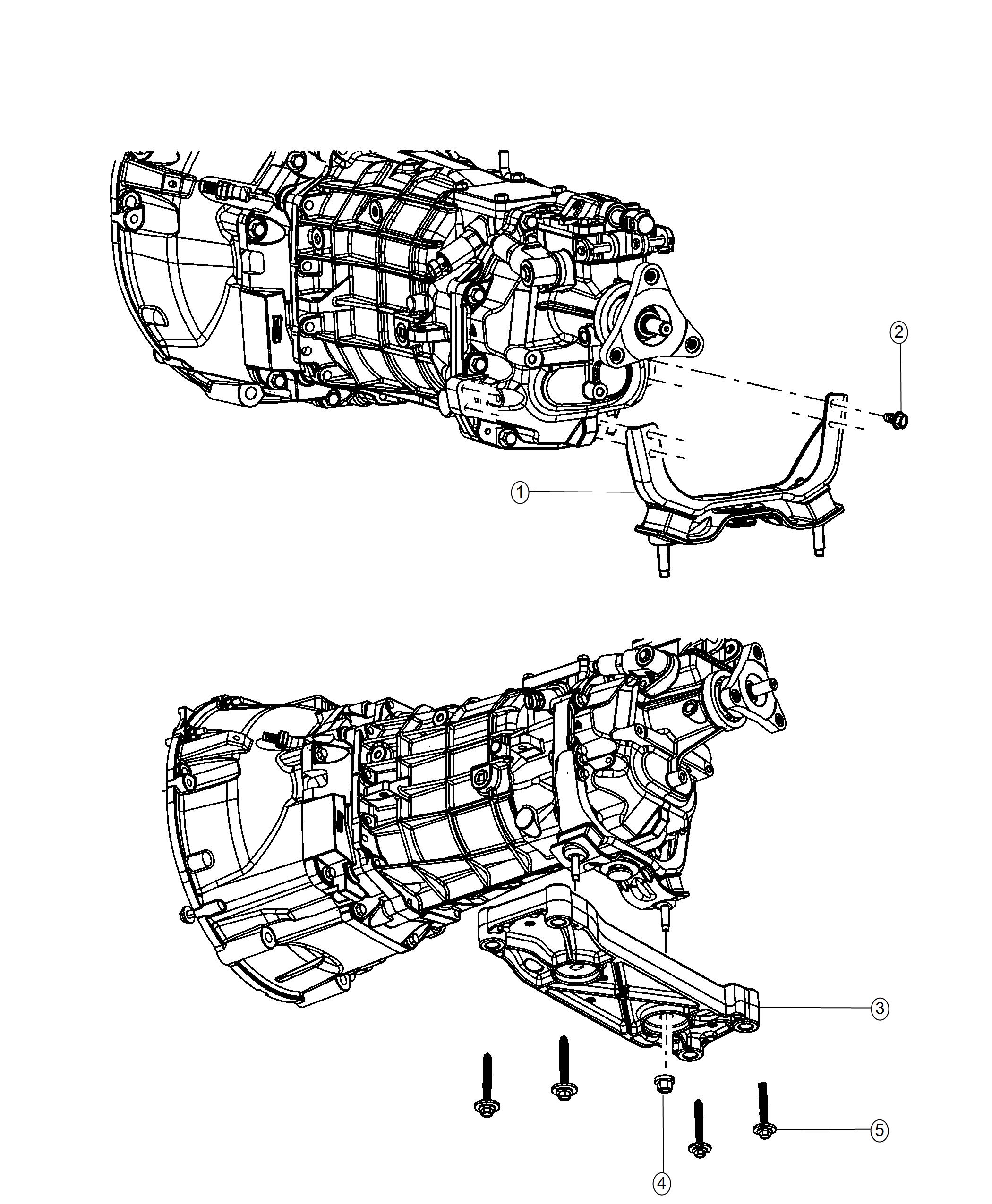 Transmission Mount. Diagram