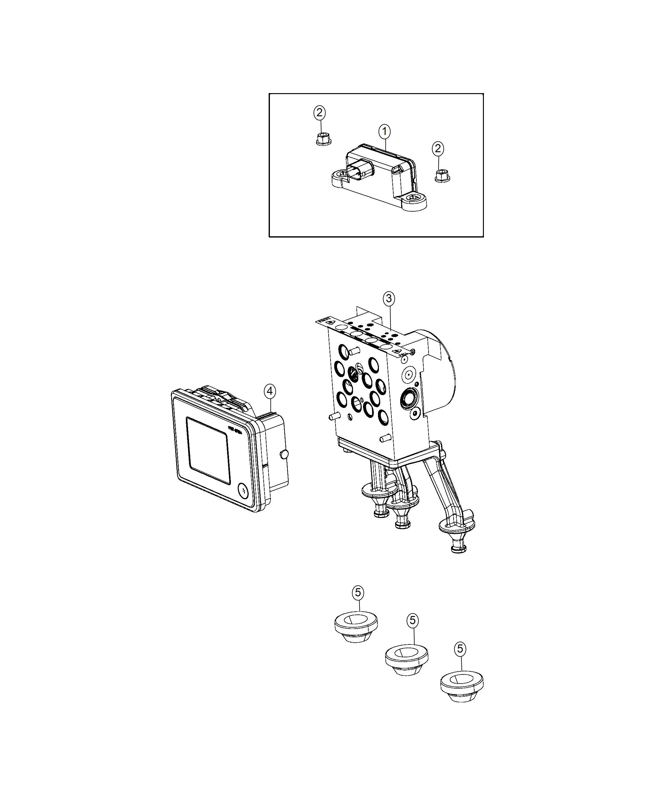 Full size assembly image of Module, Anti-Lock Brake. (1/1)
