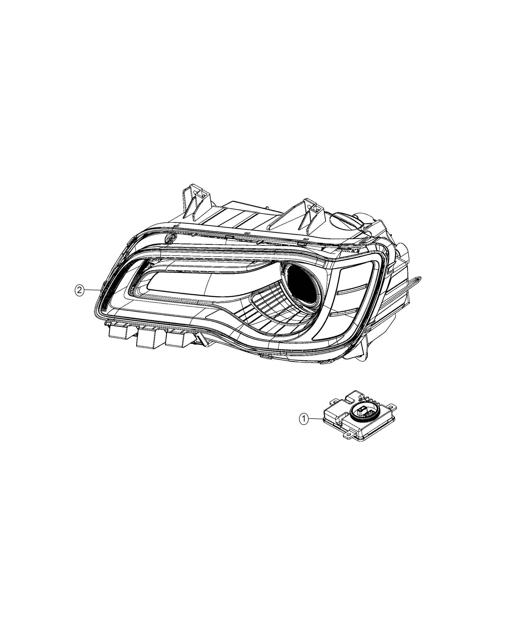 Full size assembly image of Module, HID Lamp. (1/1)