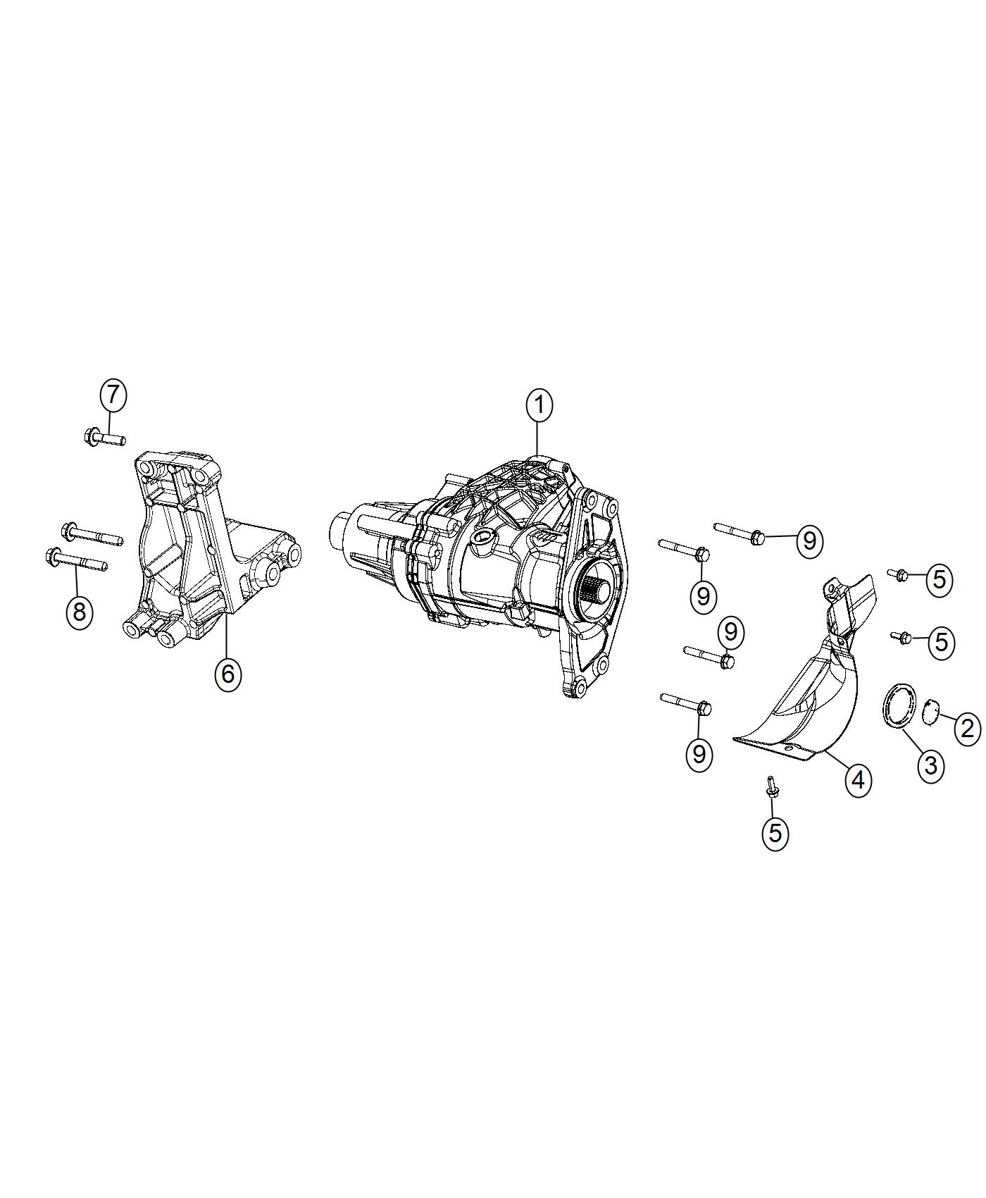 Diagram Assembly, Power Transfer Unit, [9-Spd 948TE FWD/AWD Auto Trans (Make], [1.4L I4 MultiAir Turbo Engine w/ESS]. for your 2015 Jeep Compass   