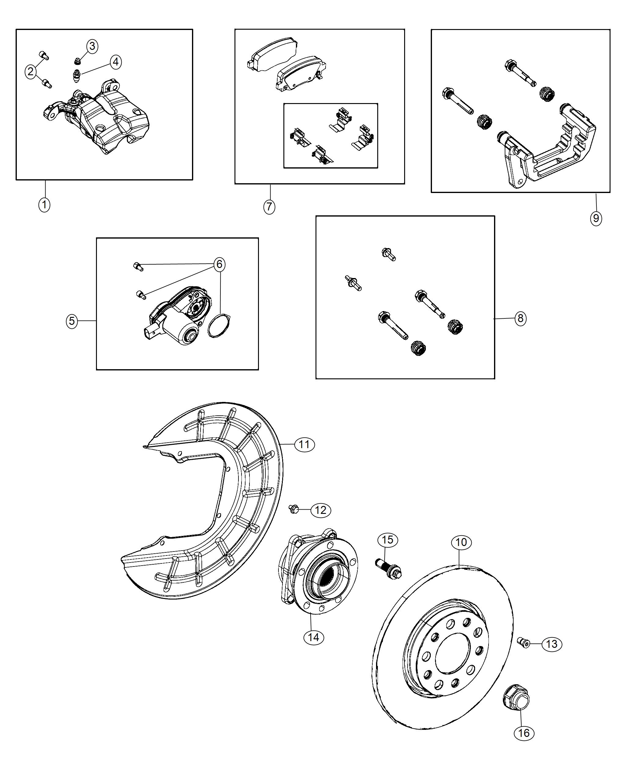 Diagram Brakes. for your 2003 Chrysler 300  M 