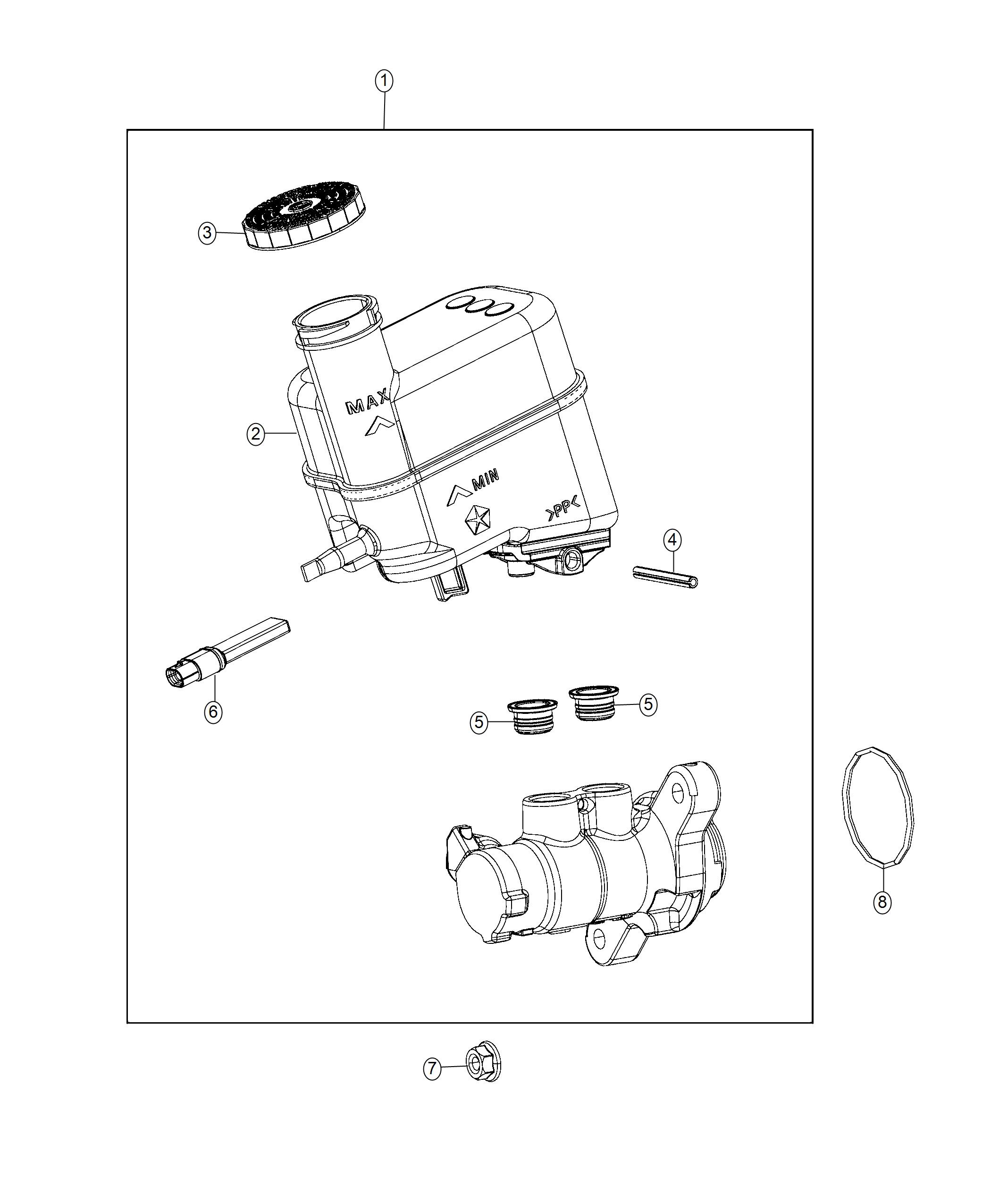 Master Cylinder. Diagram