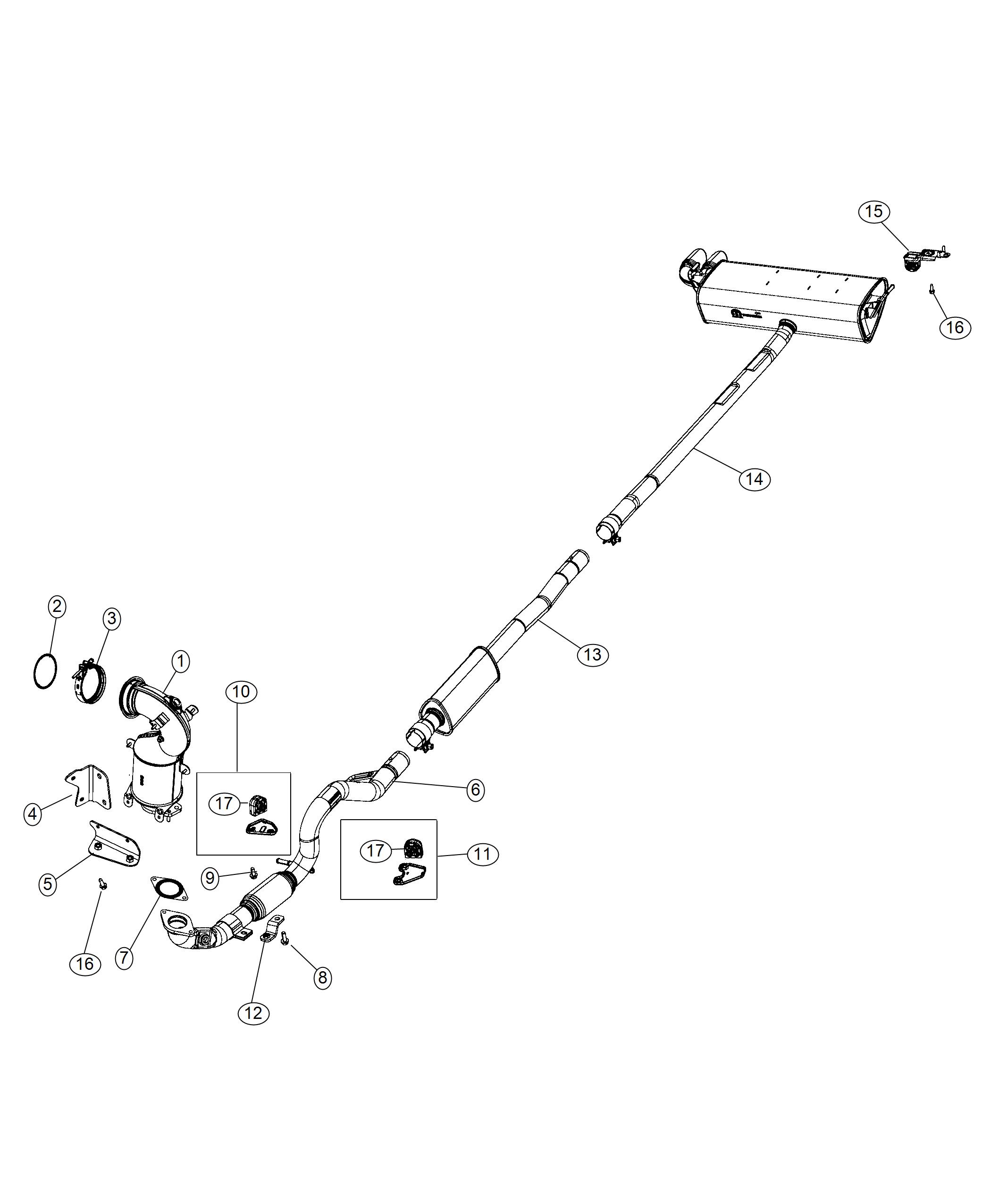 Exhaust System. Diagram