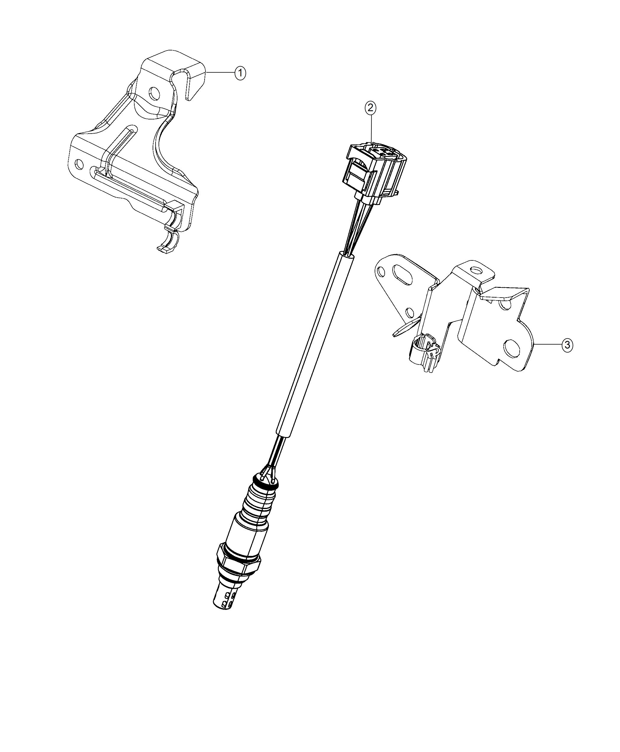 Diagram Sensors, Oxygen. for your 2003 Chrysler 300  M 