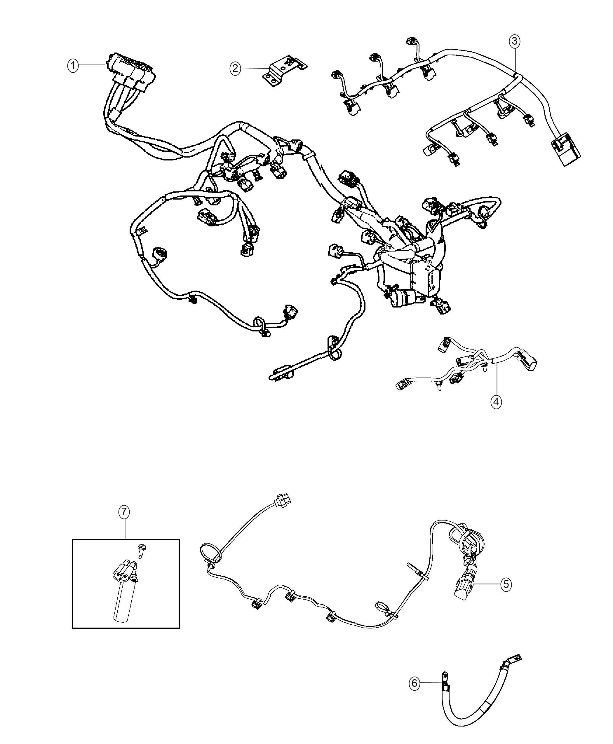 Diagram Wiring, Engine. for your 2006 Jeep Grand Cherokee   