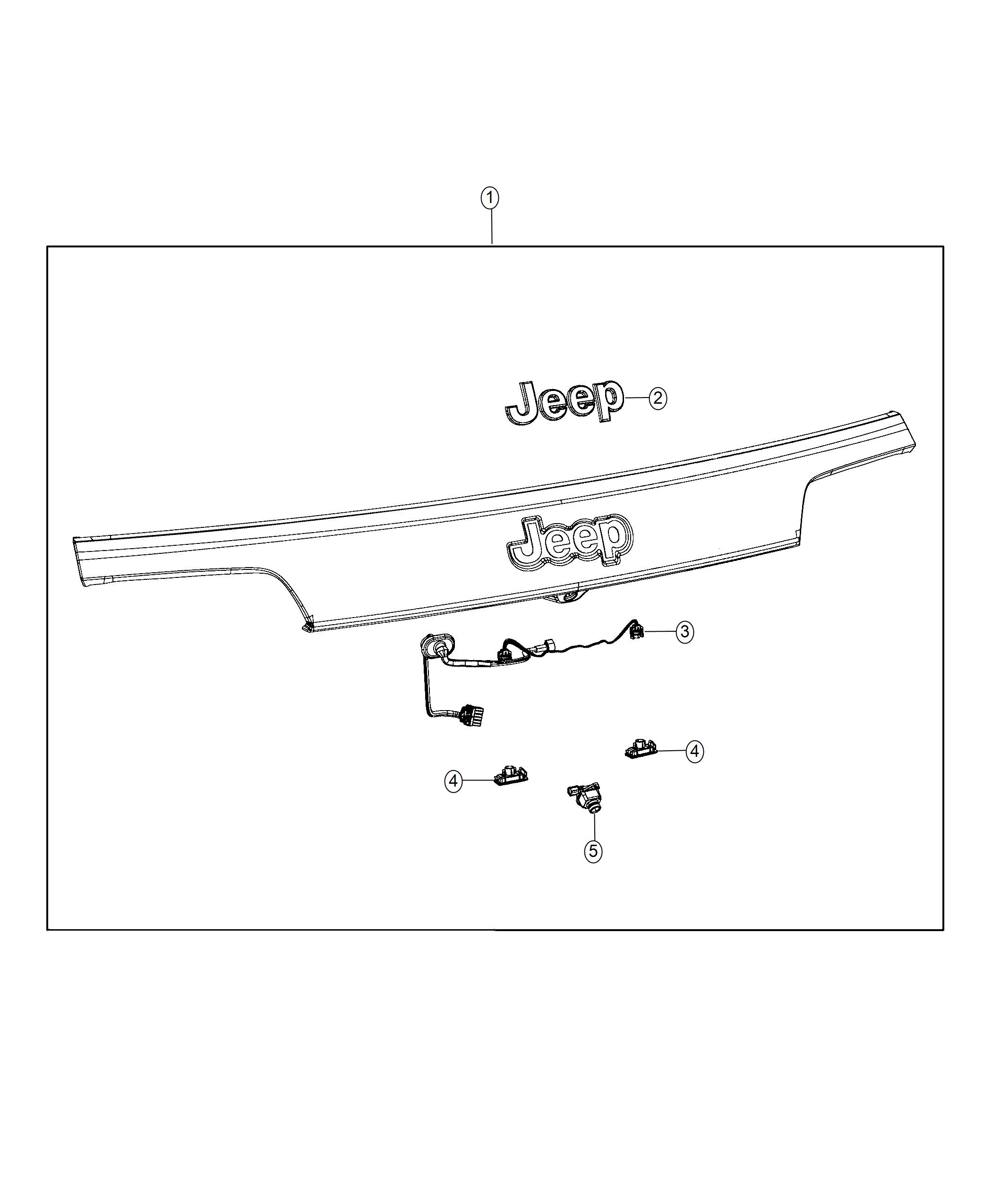 Diagram Rear View Camera System. for your 2024 Chrysler Pacifica   