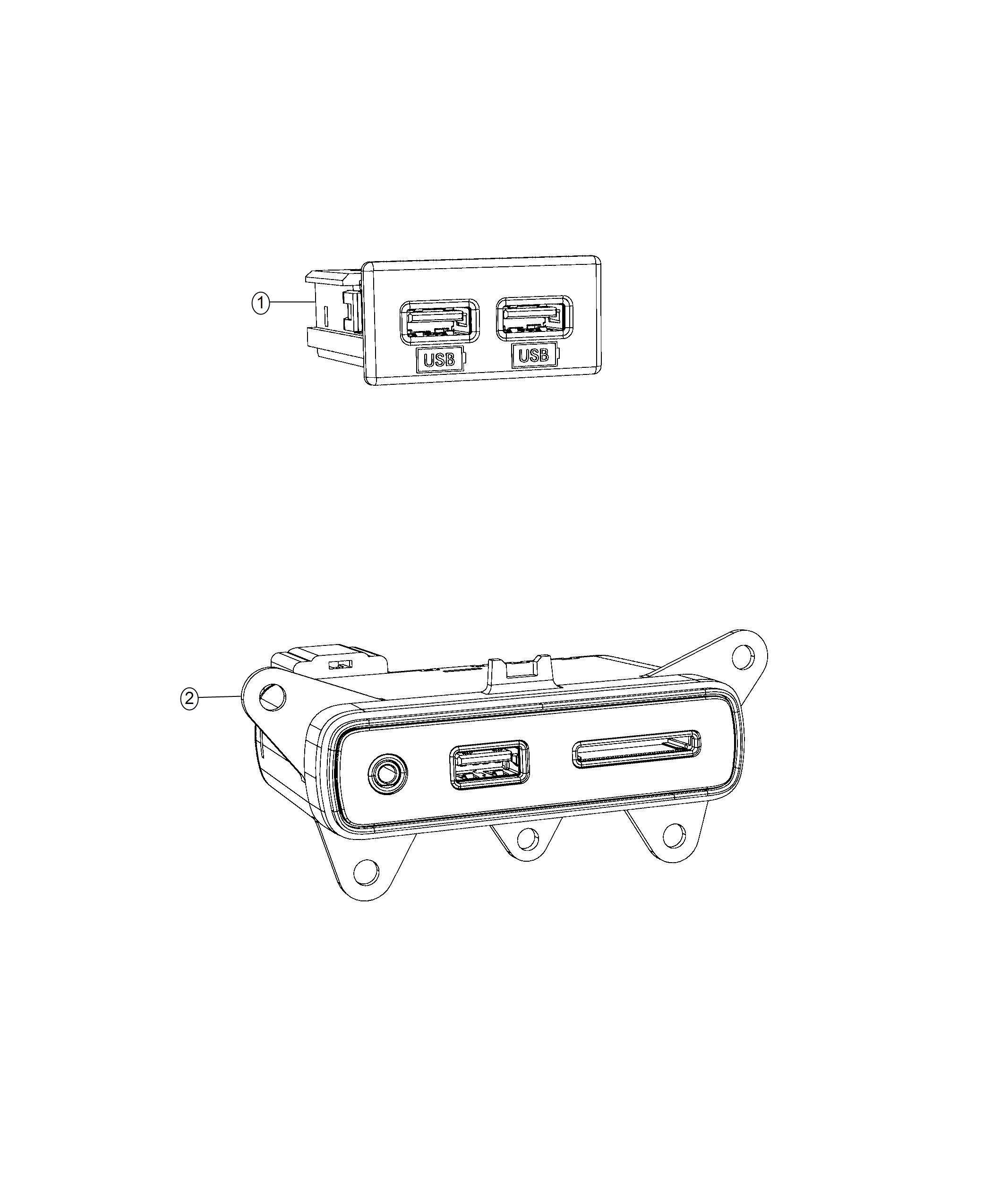 UConnect Media and Charging Centers. Diagram