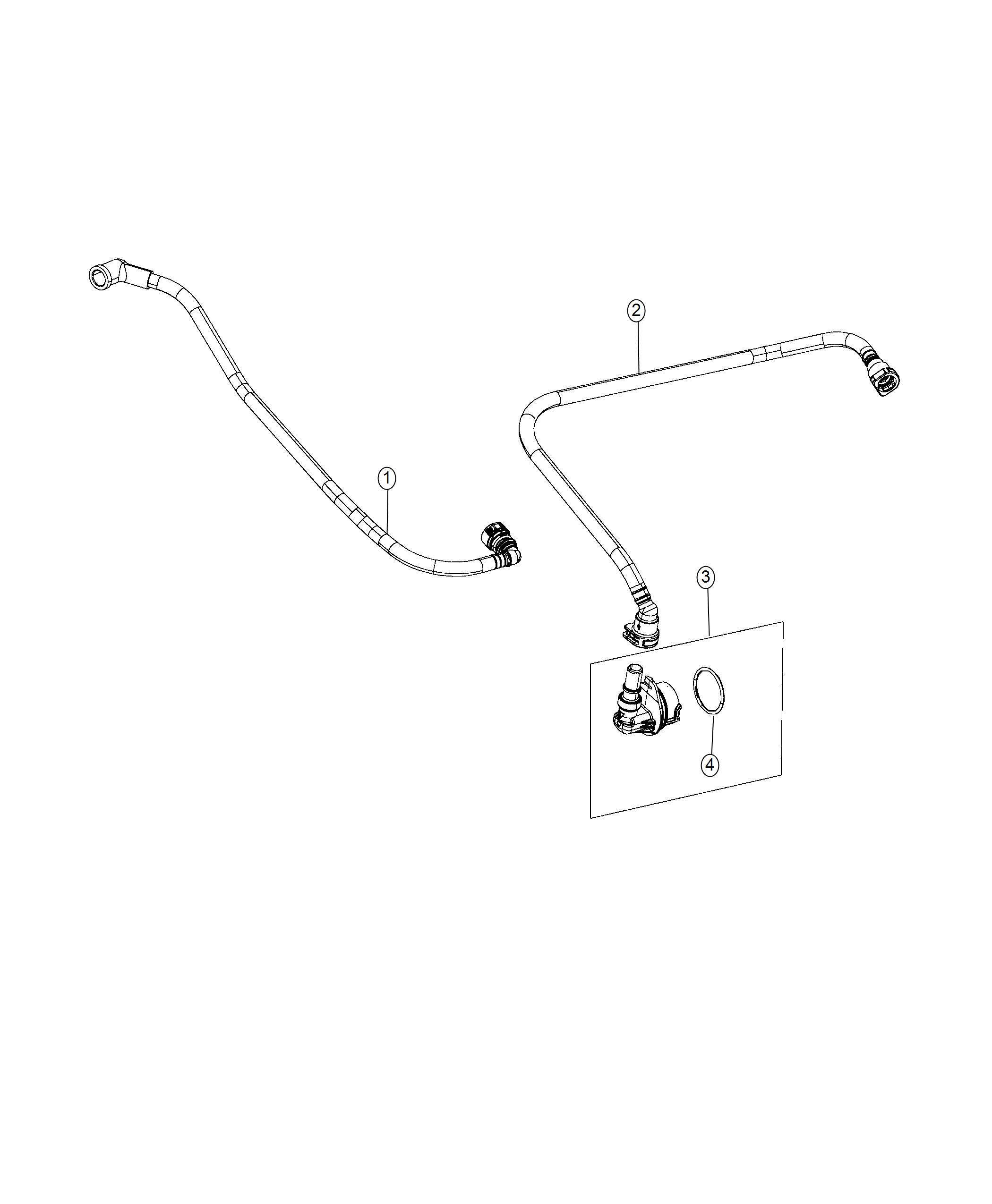 Diagram Crankcase Ventilation 3.6L. for your Jeep