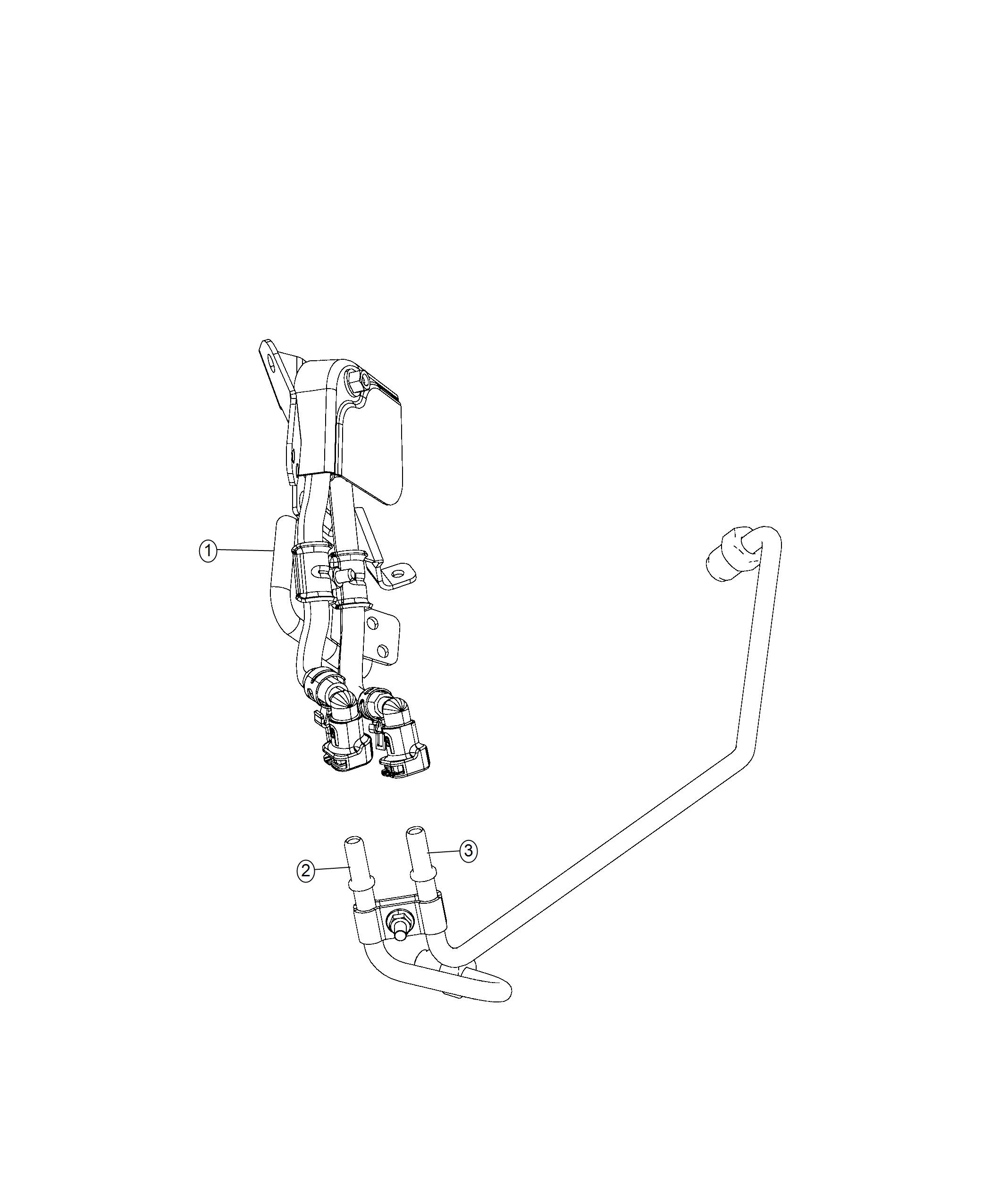 Diagram Differential Exhaust Pressure System. for your 2024 Jeep Compass  High Altitude 