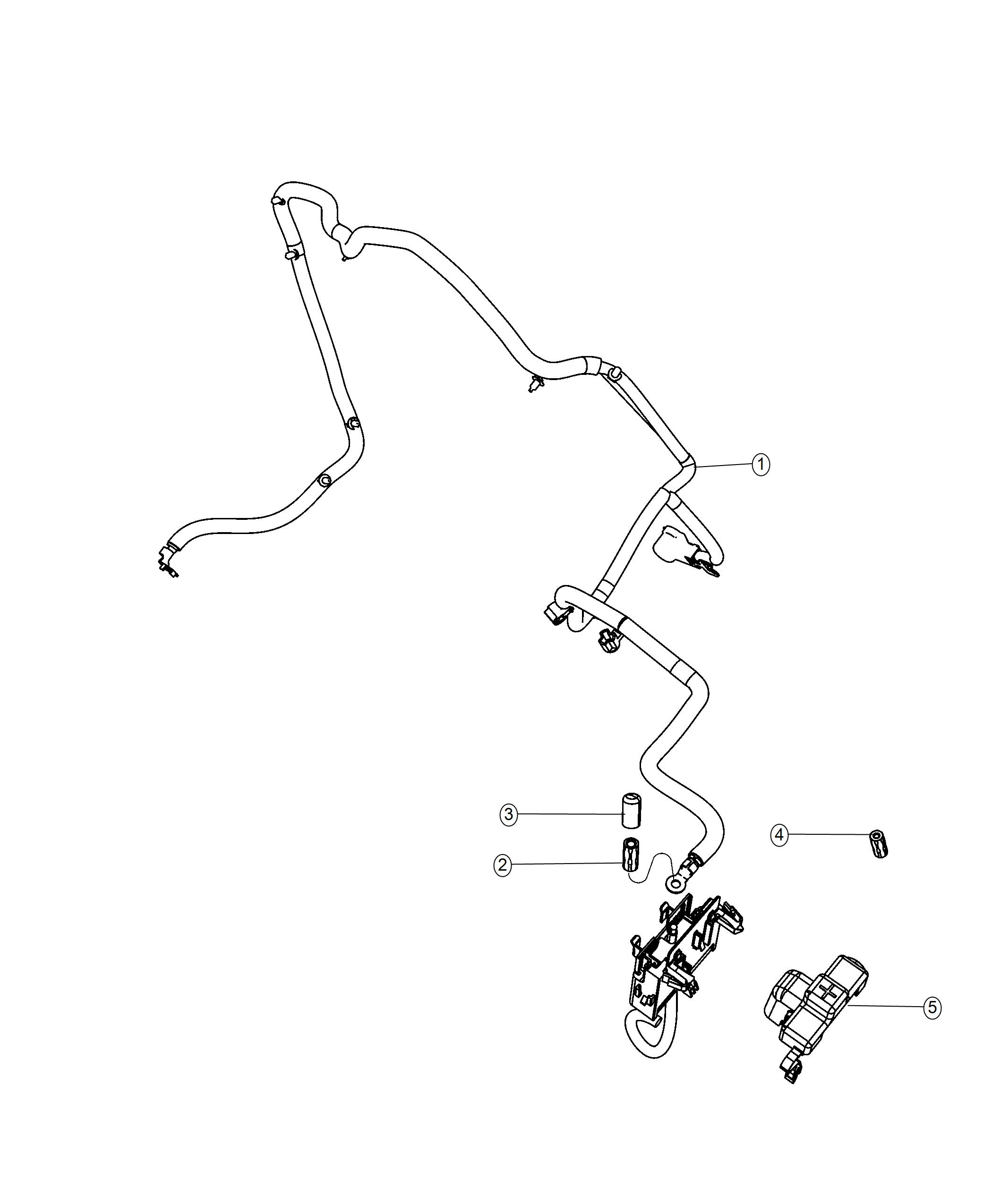 Diagram Battery Wiring. for your 2024 Fiat 500E 400V GKN097 FR ELEC DRIVE MOTOR Red 