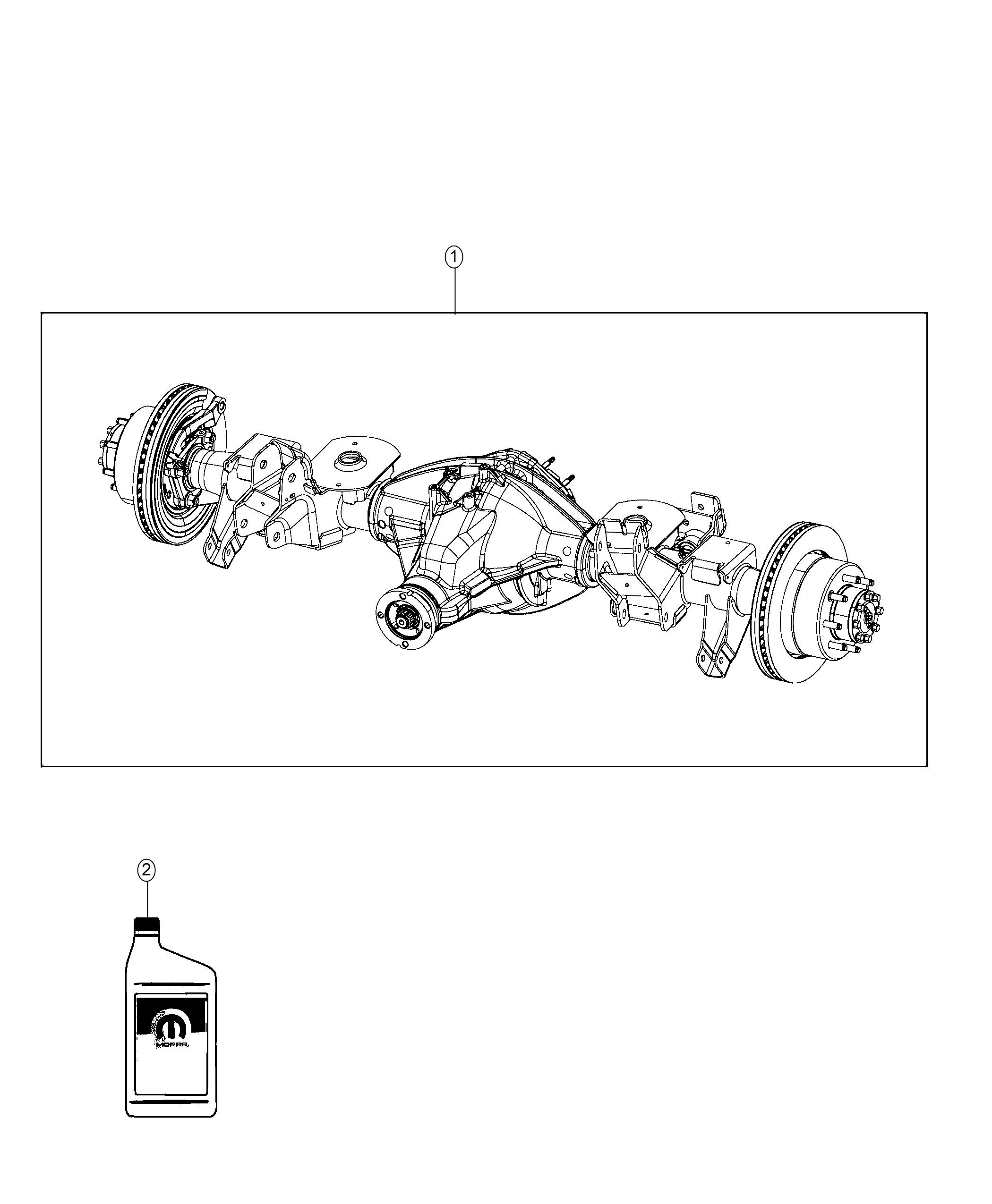 Axle Assembly. Diagram