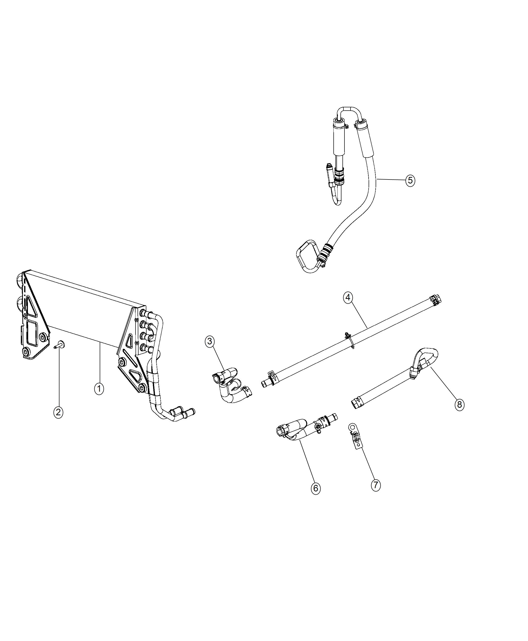 Power Steering Hoses [DO NOT USE - SE application]. Diagram