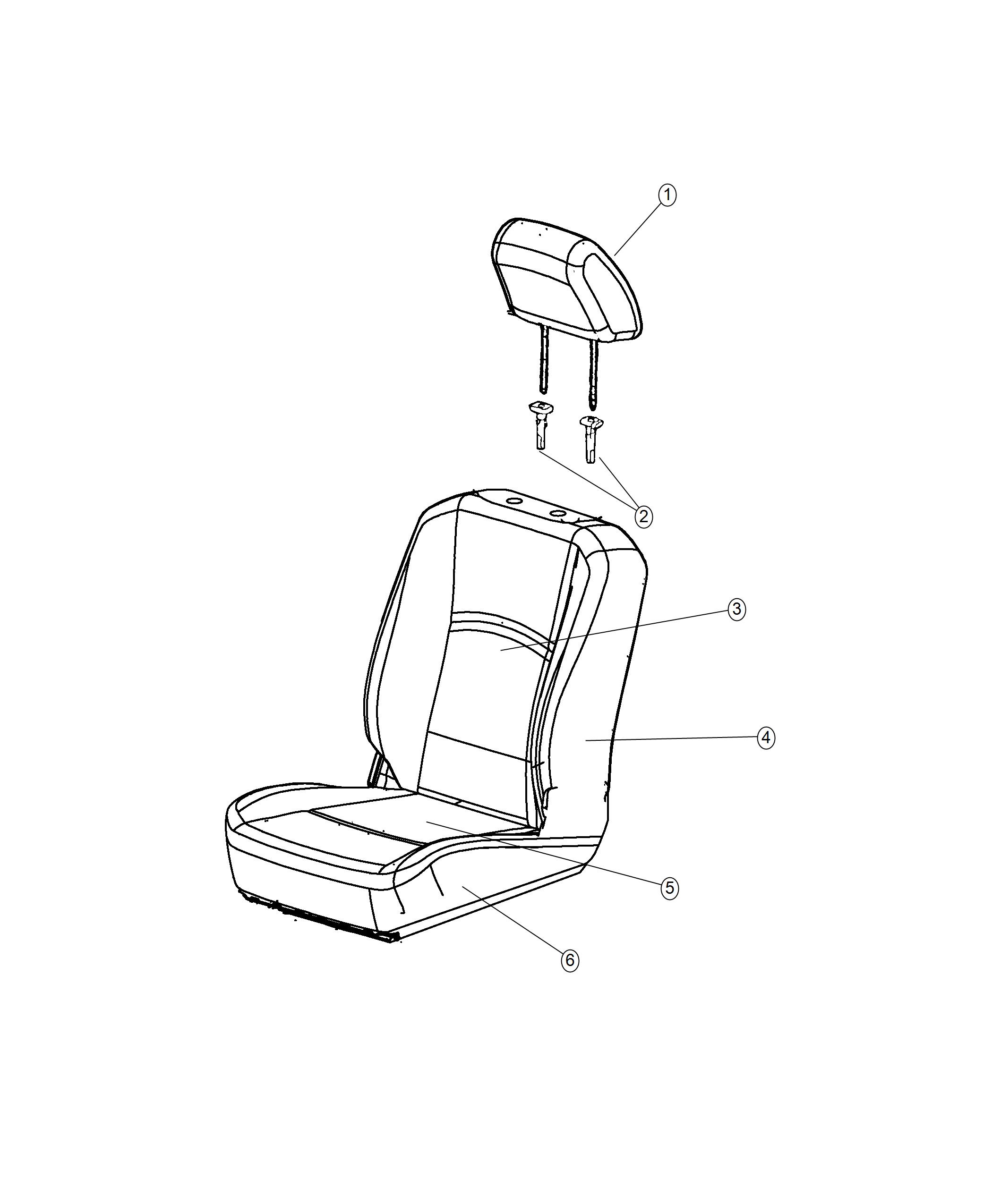 Front Seat. Diagram