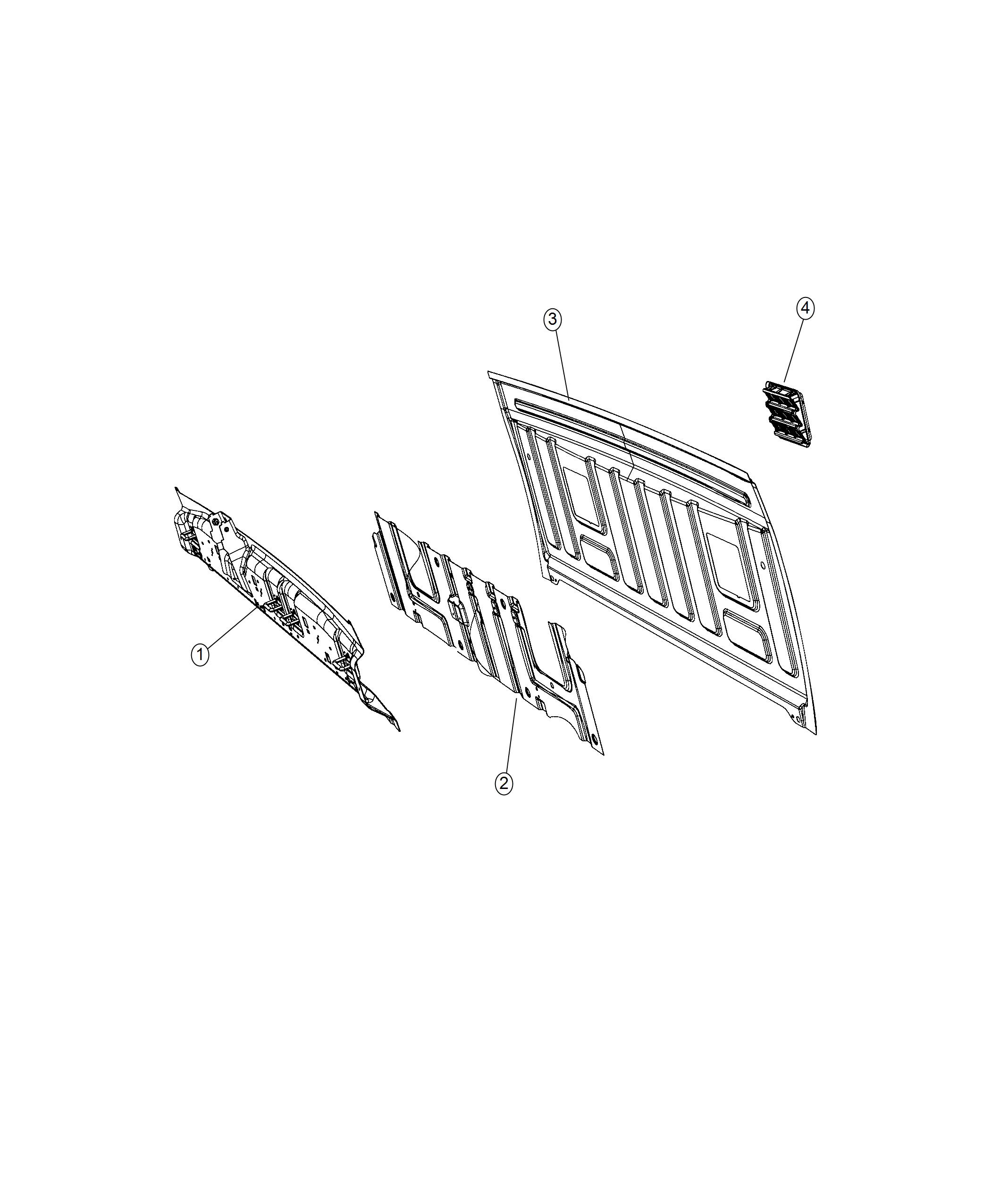 Diagram Cab Back. for your 2000 Chrysler 300  M 